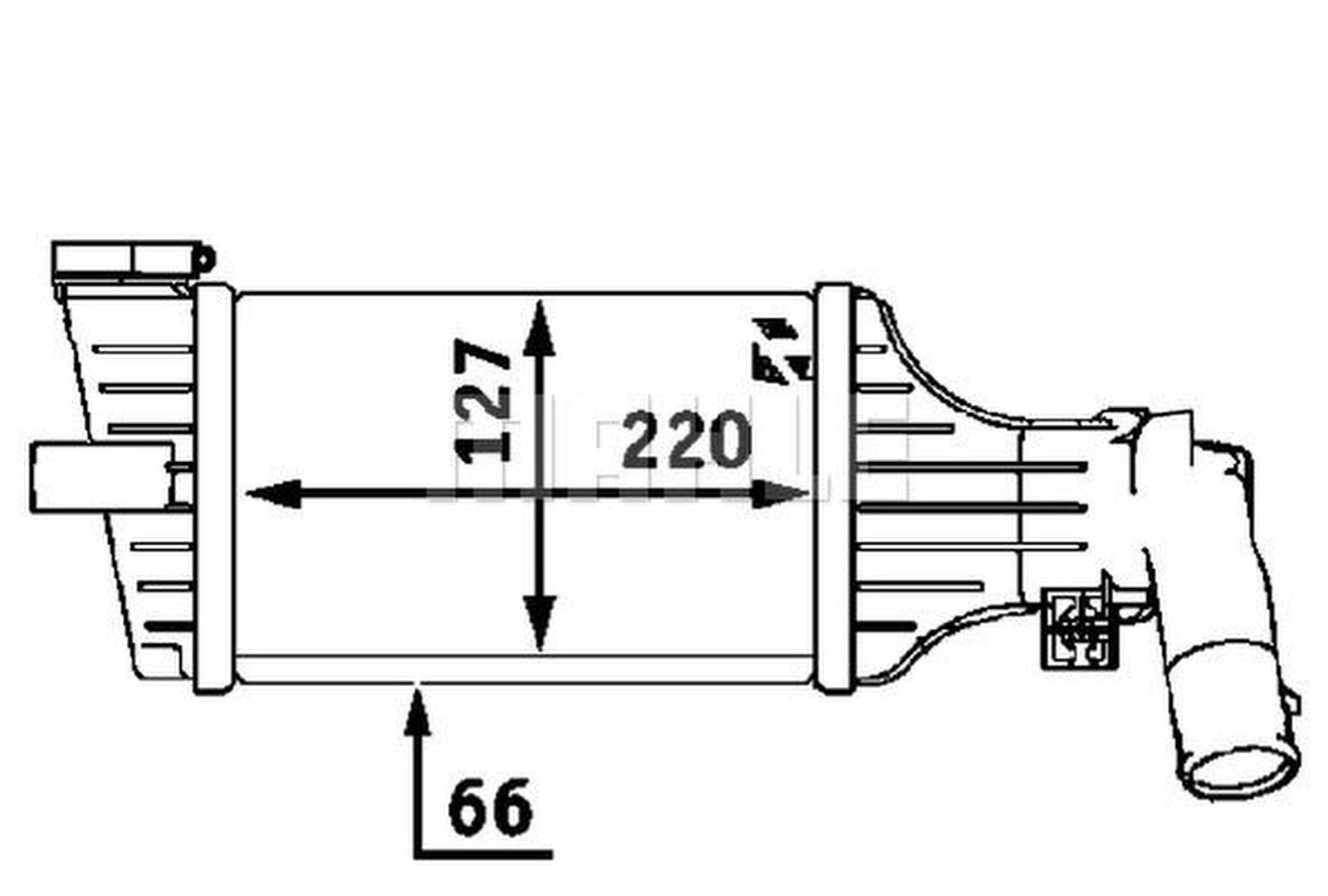 Mahle CI55000P Ladeluftkühler