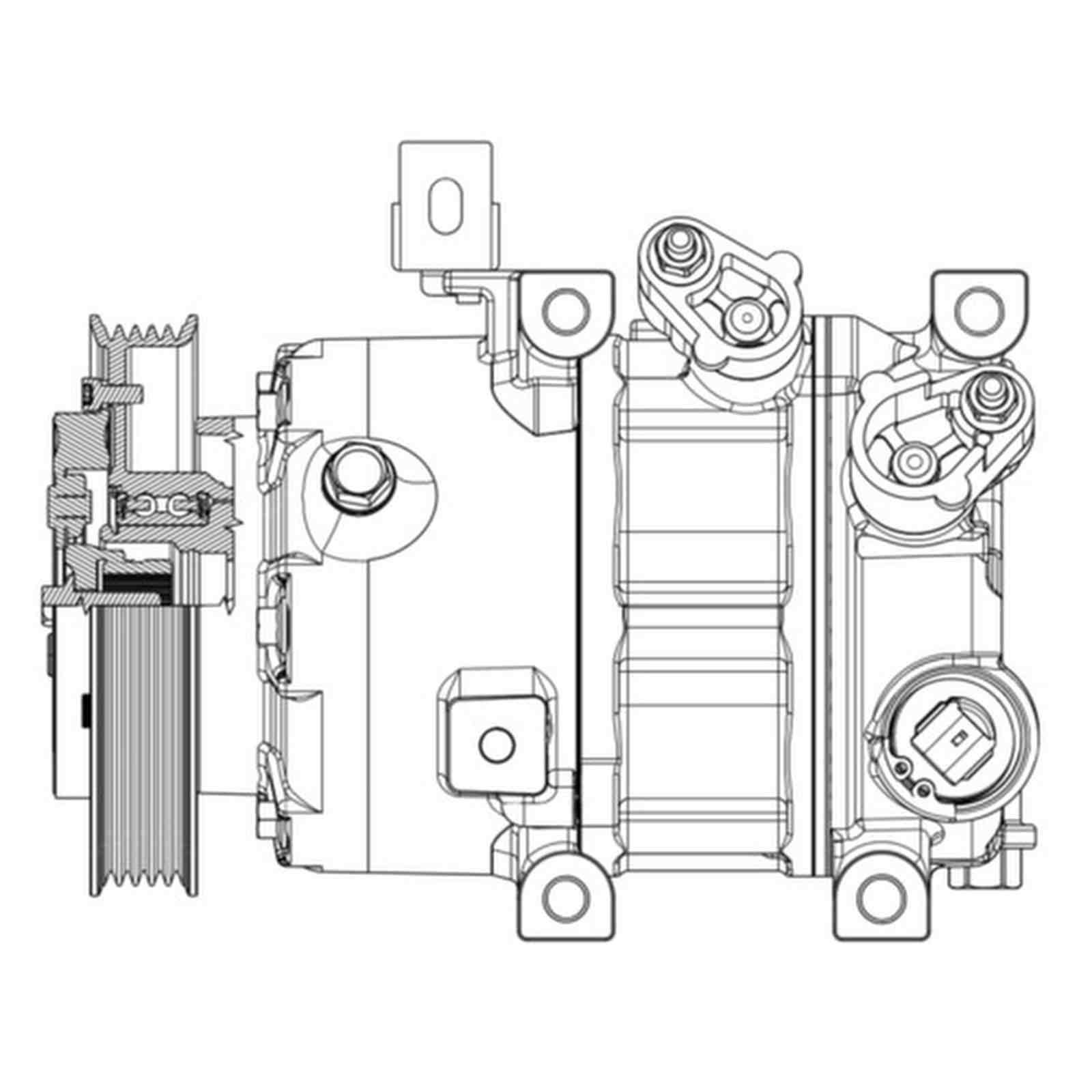 Mahle ACP638000P Kompressor, Klimaanlage