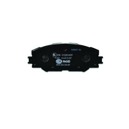 Bremsbelagsatz ohne Verschleißwarnung 17,6 mm HELLA für u.a. TOYOTA RAV