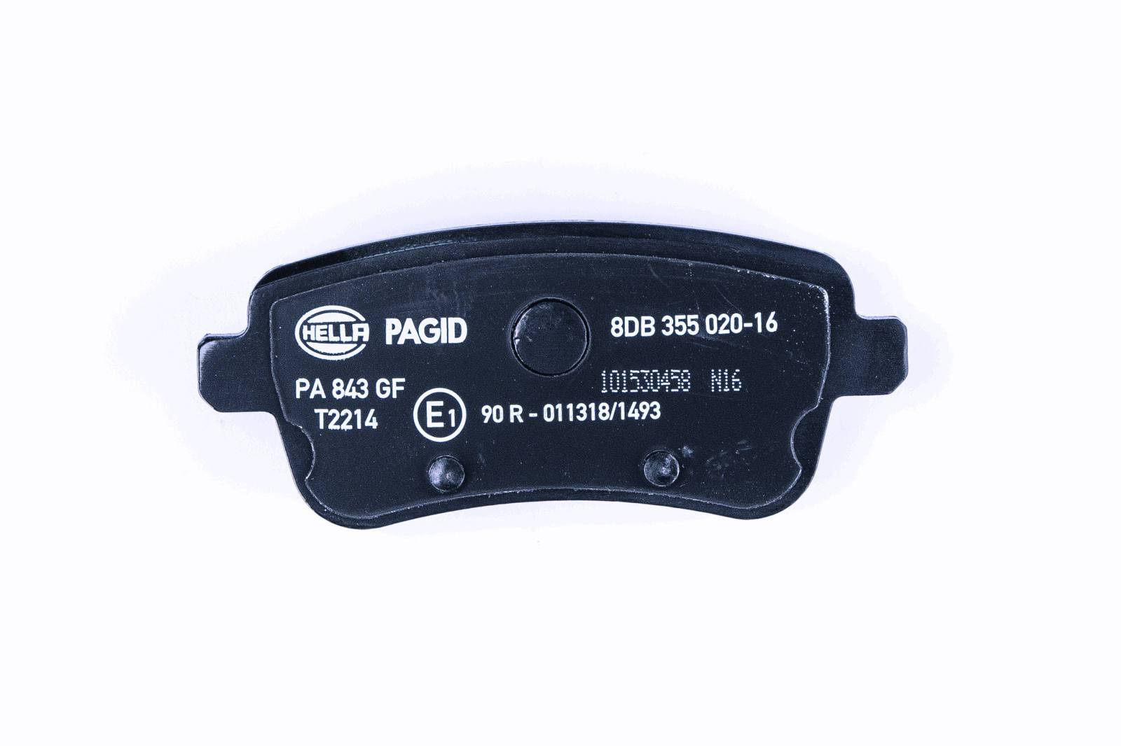 Bremsbelagsatz Scheiben mit Verschleißwarnanzeige 16,8 mm HELLA für u.a. MB GLE