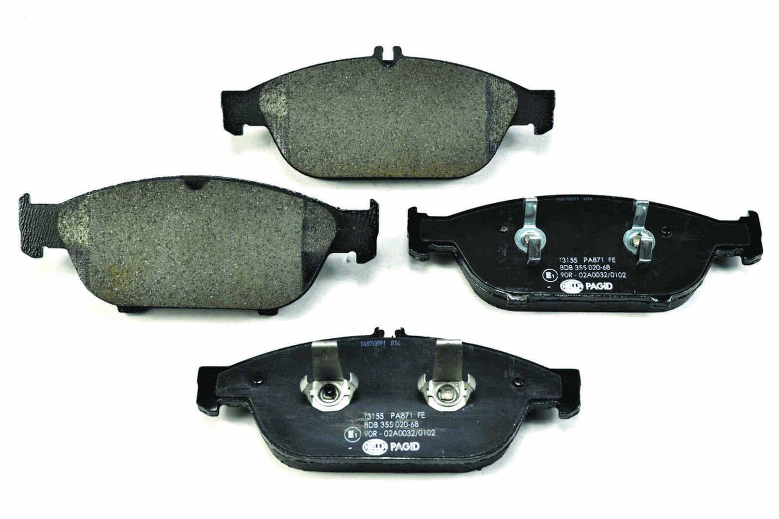 HELLA 8DB 355 020-681 Bremsbelagsatz, SBB