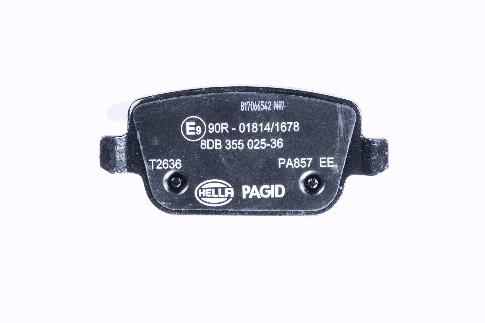 HELLA 8DB 355 025-361 Bremsbelagsatz, SBB