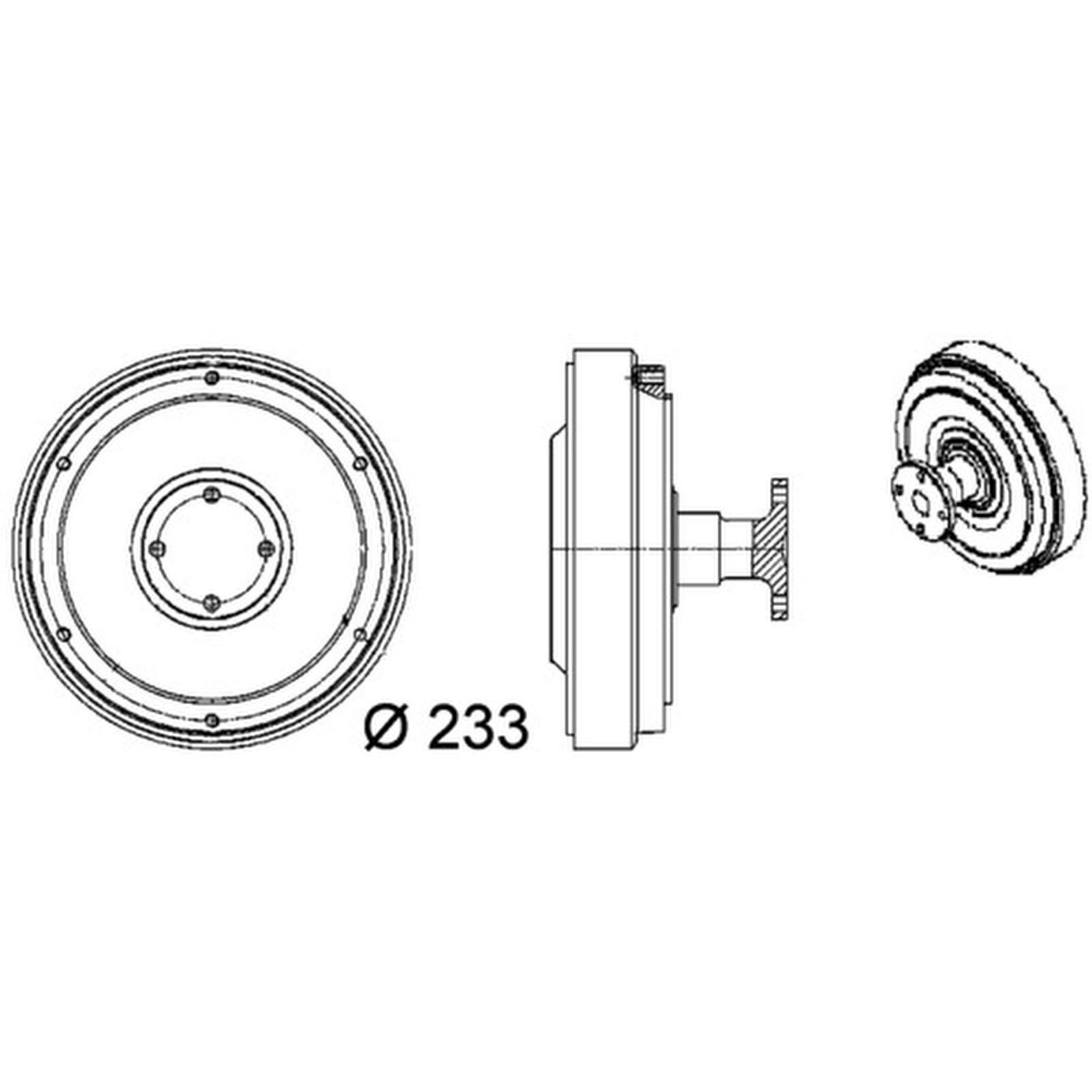 Mahle CFC98000P Kupplung, Kühlerlüfter