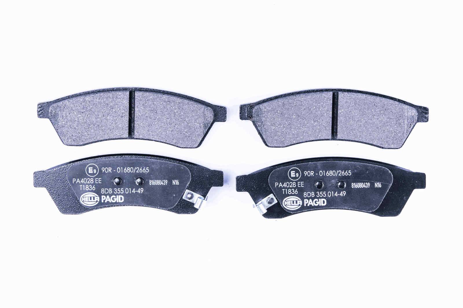 HELLA 8DB 355 014-491 Bremsbelagsatz, SBB