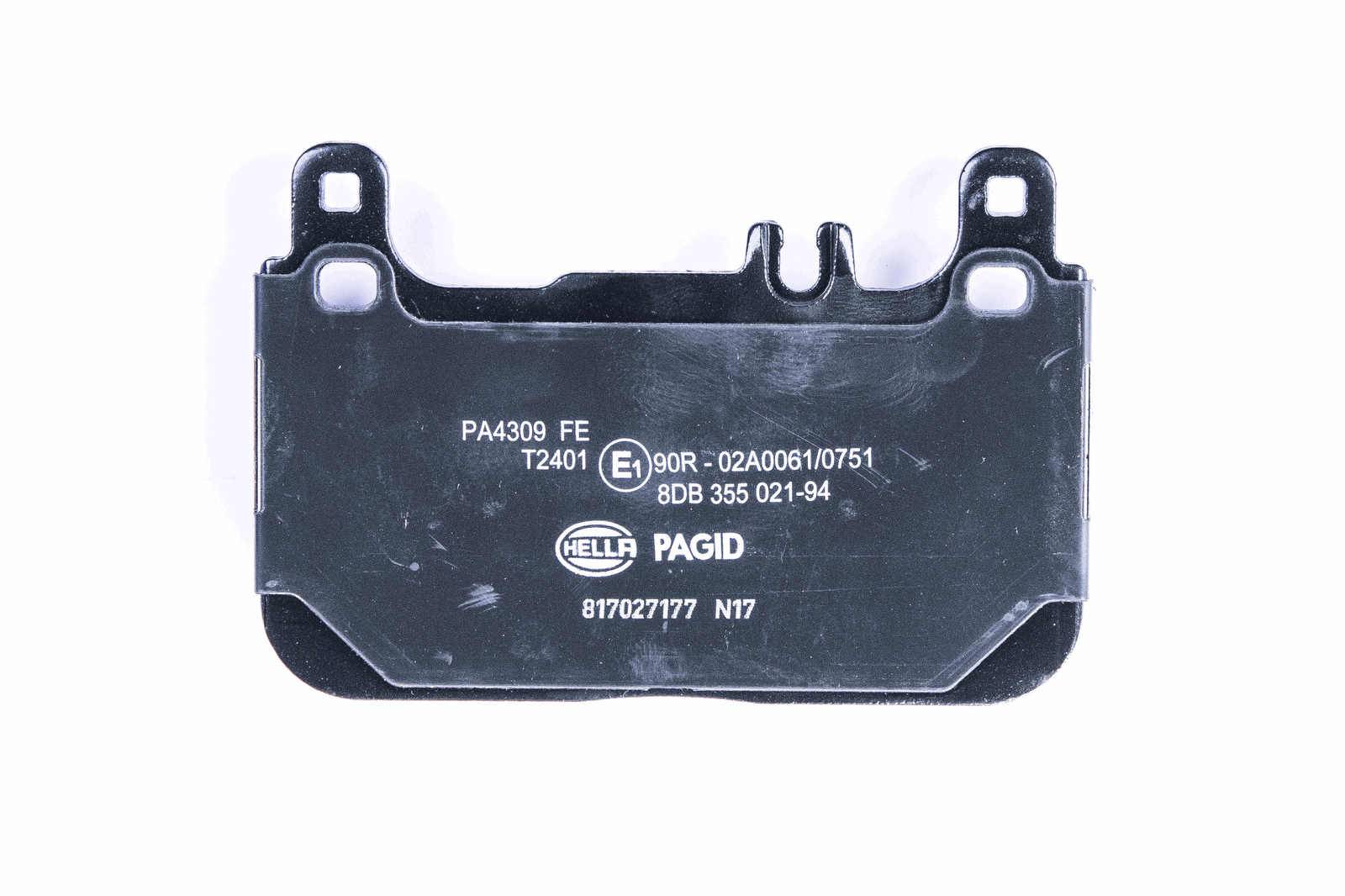 HELLA 8DB 355 021-941 Bremsbelagsatz, SBB