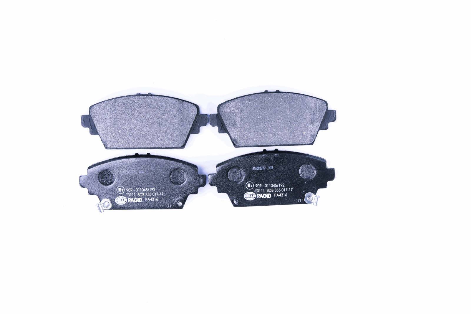 HELLA 8DB 355 017-171 Bremsbelagsatz, SBB