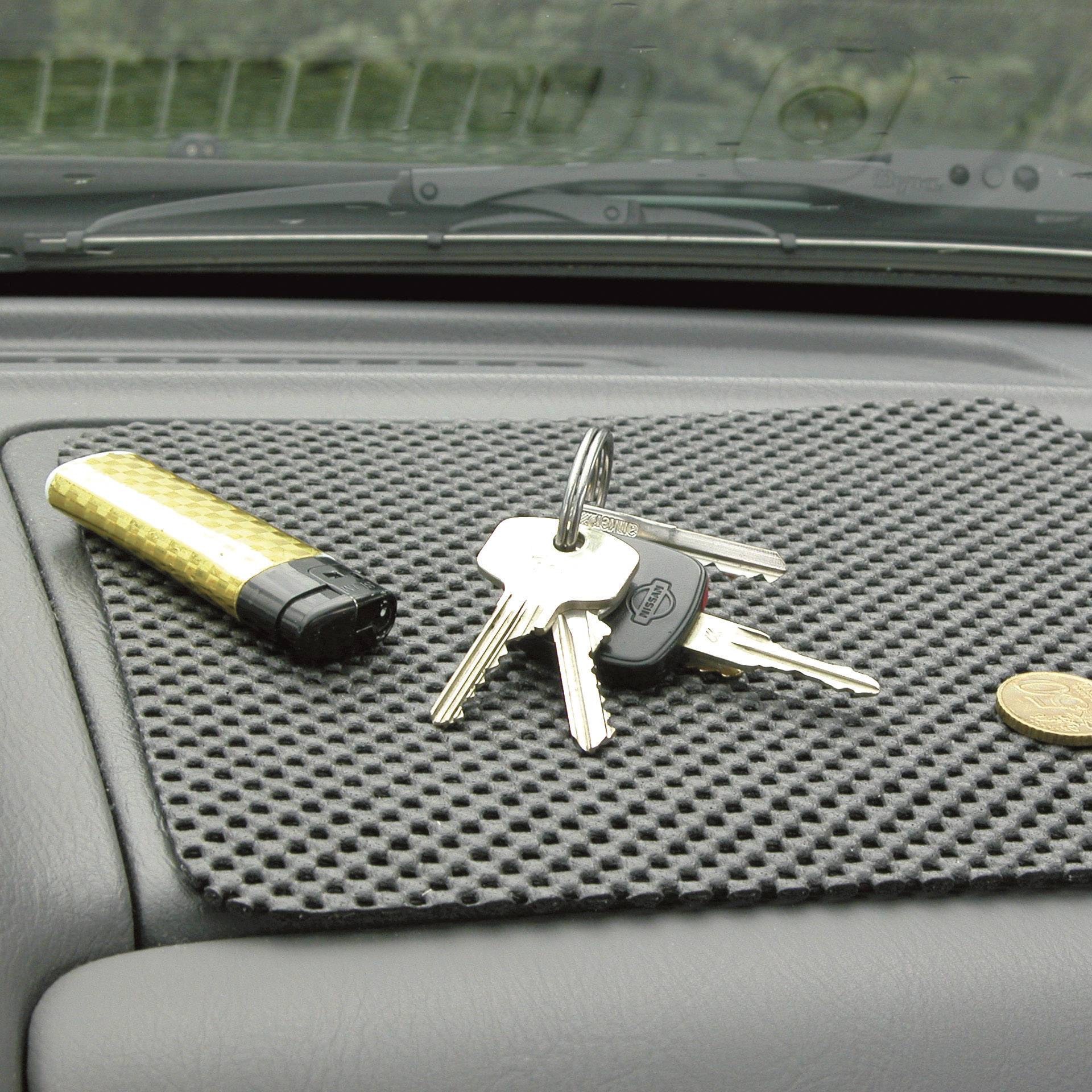 HP Autozubehör 19297 Antirutschmatte (L x B) 22cm x 20cm Grau