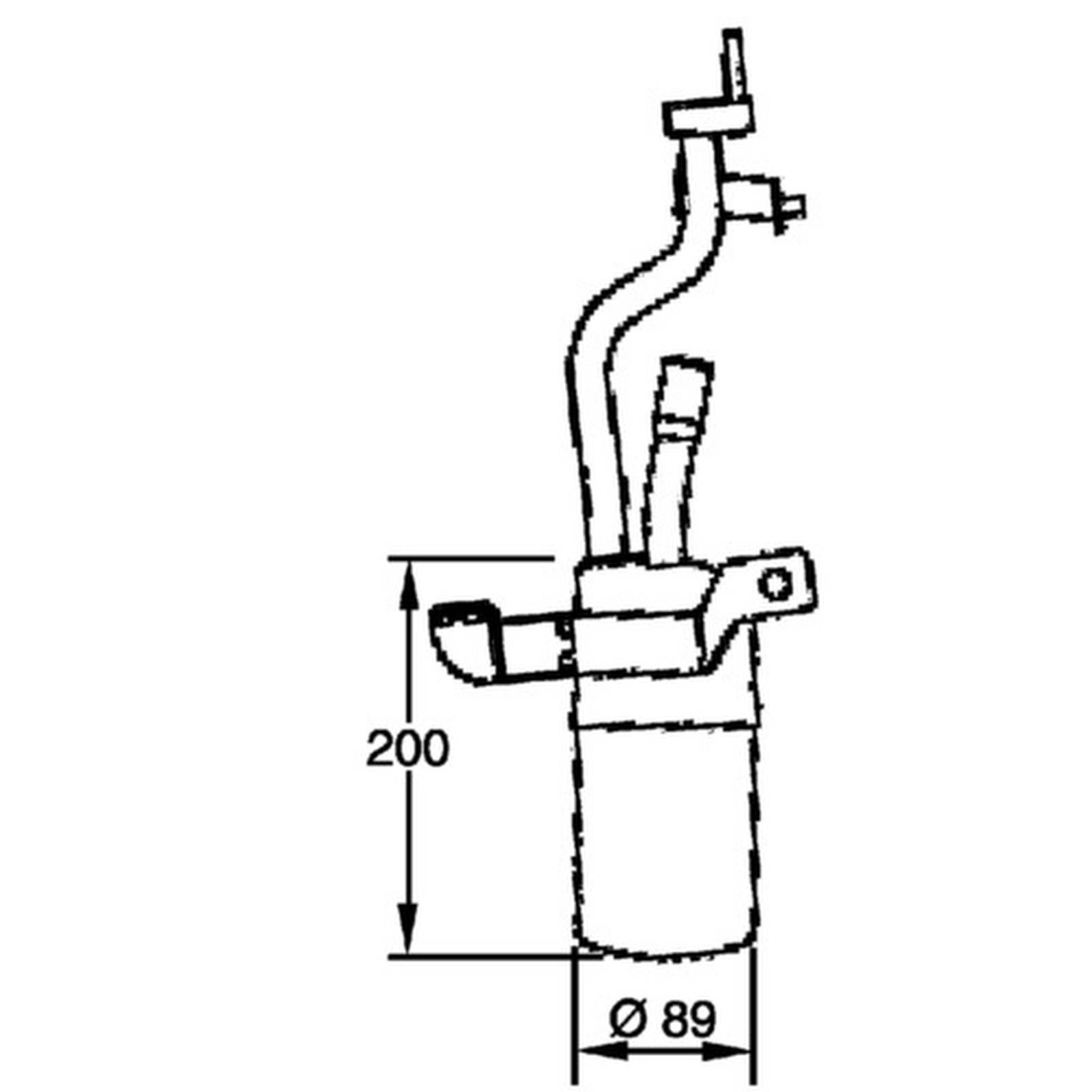 Mahle AD279000P Trockner, Klimaanlage