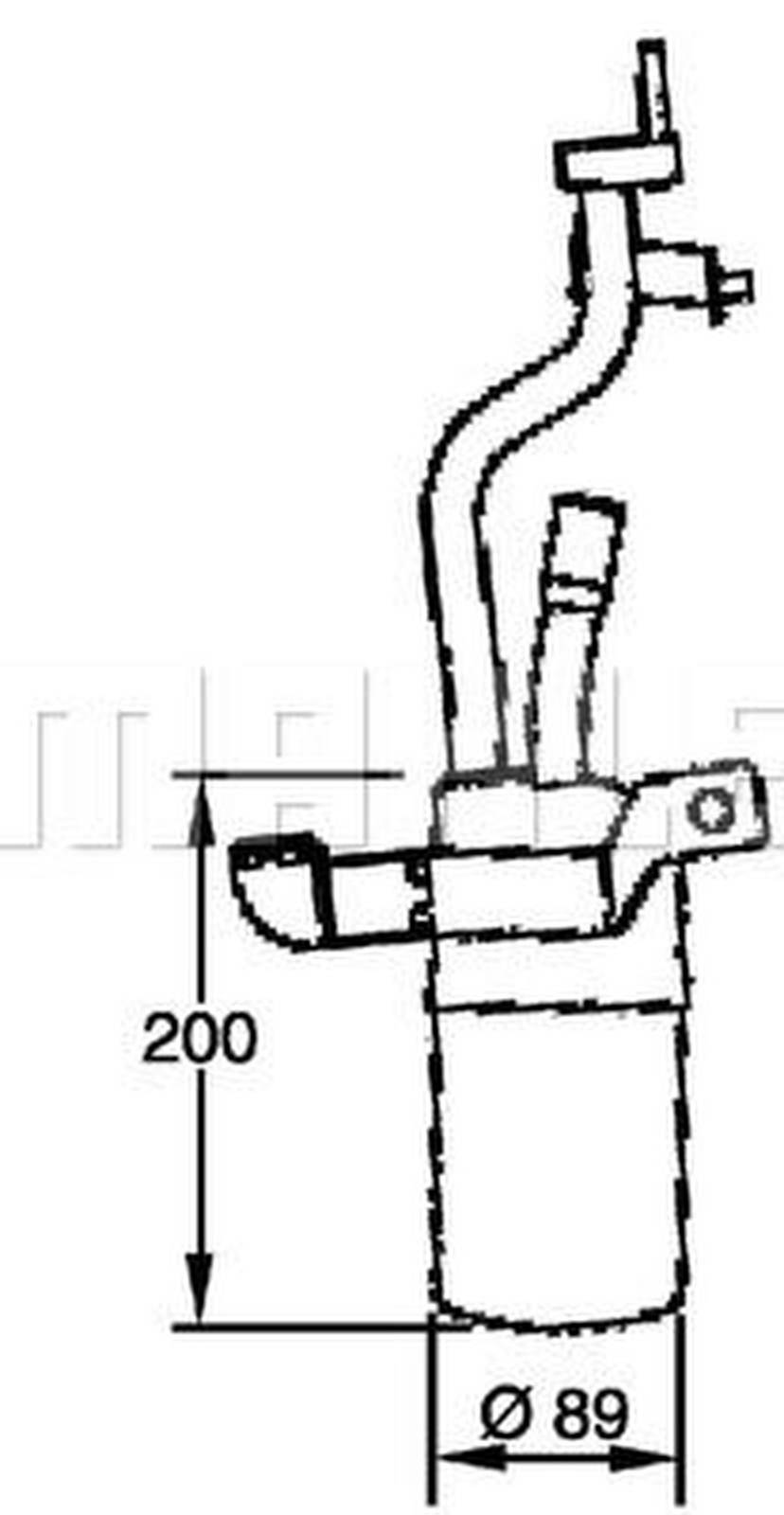 Mahle AD279000P Trockner, Klimaanlage