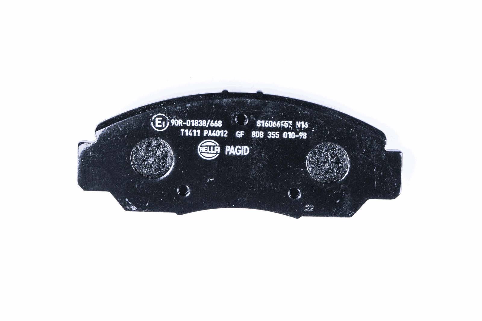 HELLA 8DB 355 010-981 Bremsbelagsatz, SBB