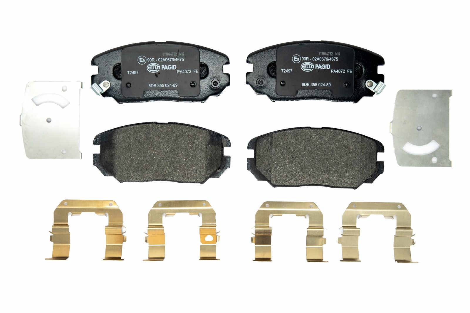HELLA 8DB 355 024-891 Bremsbelagsatz, SBB