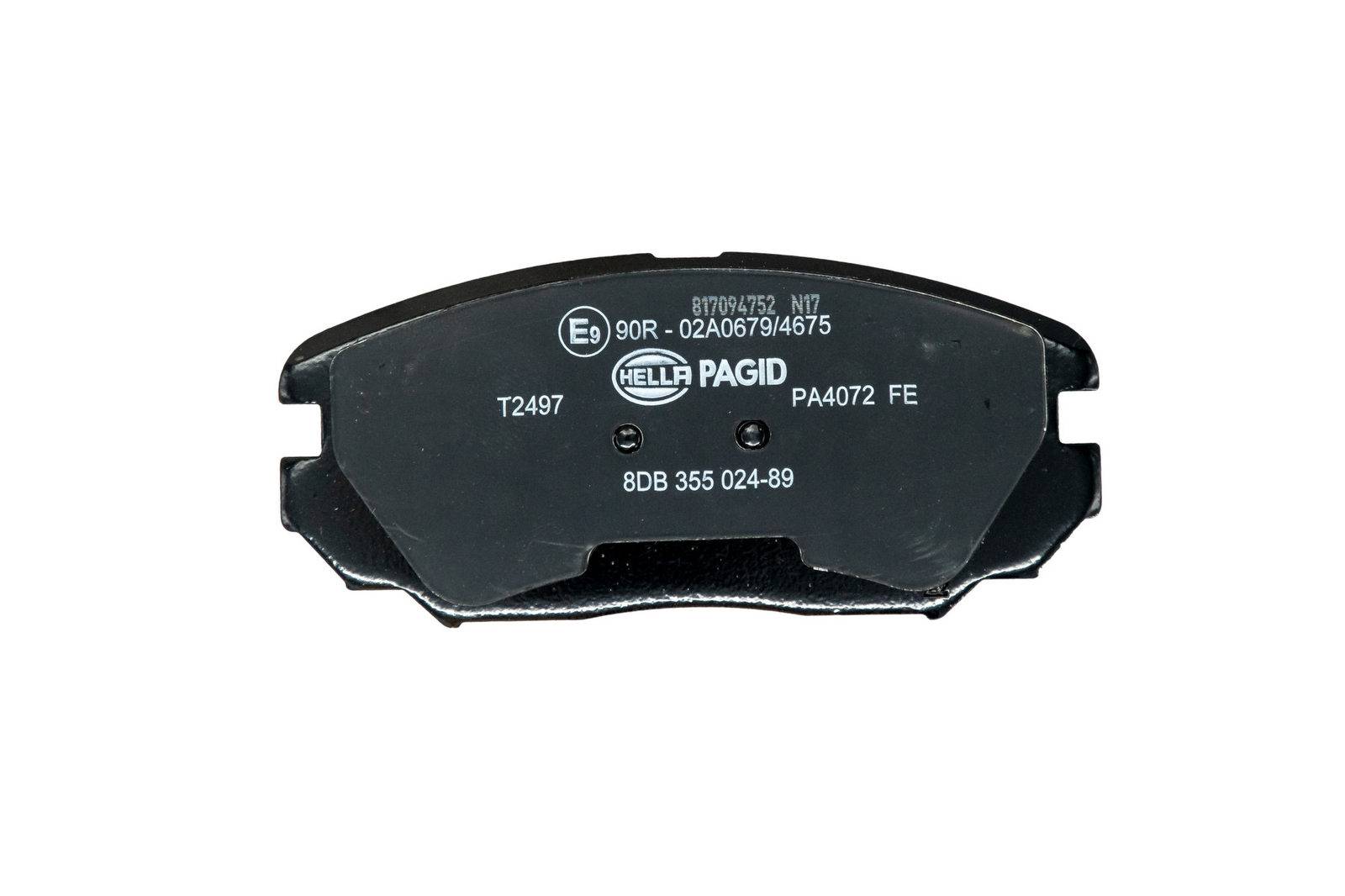 HELLA 8DB 355 024-891 Bremsbelagsatz, SBB