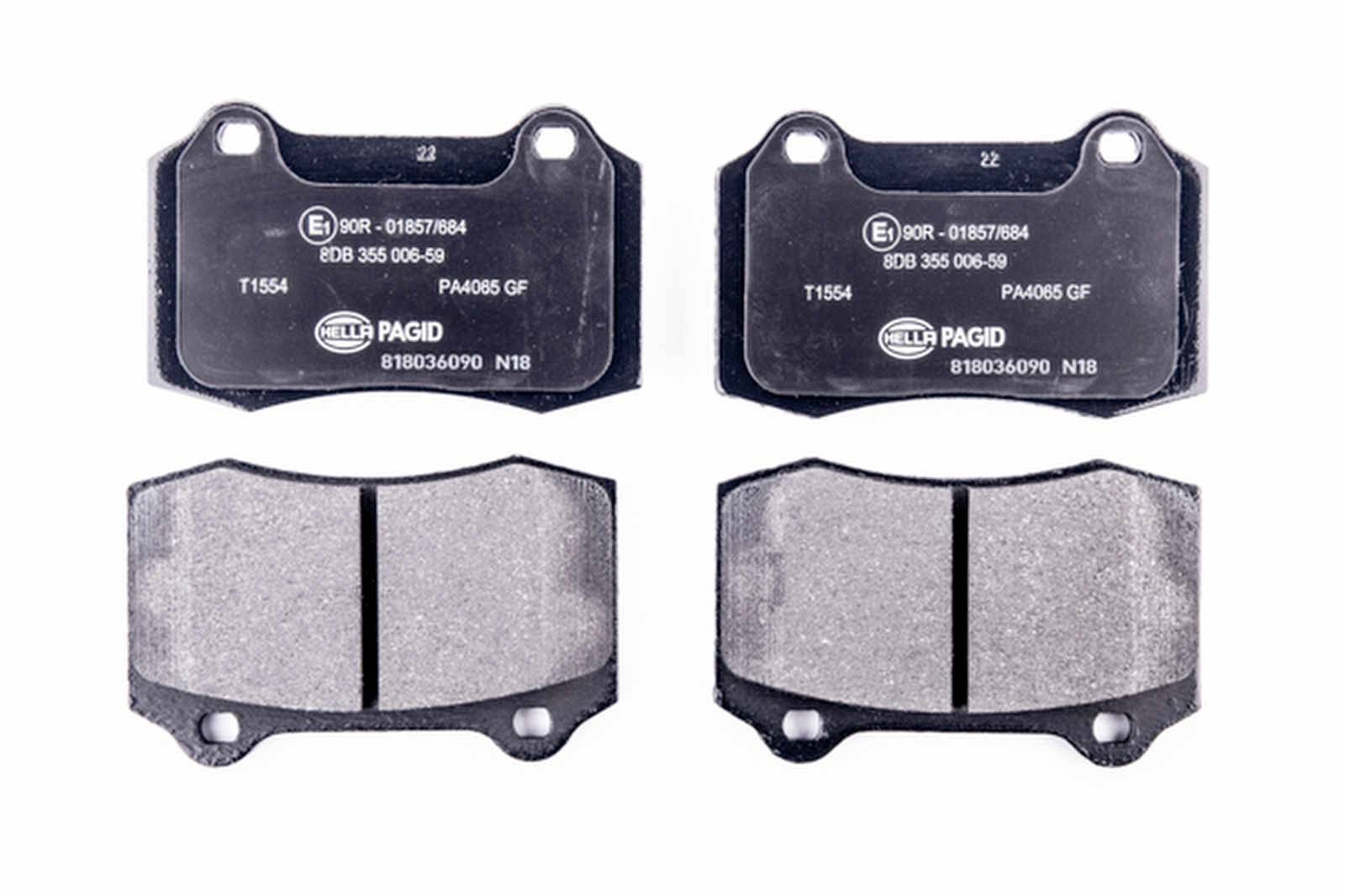 HELLA 8DB 355 006-591 Bremsbelagsatz, SBB