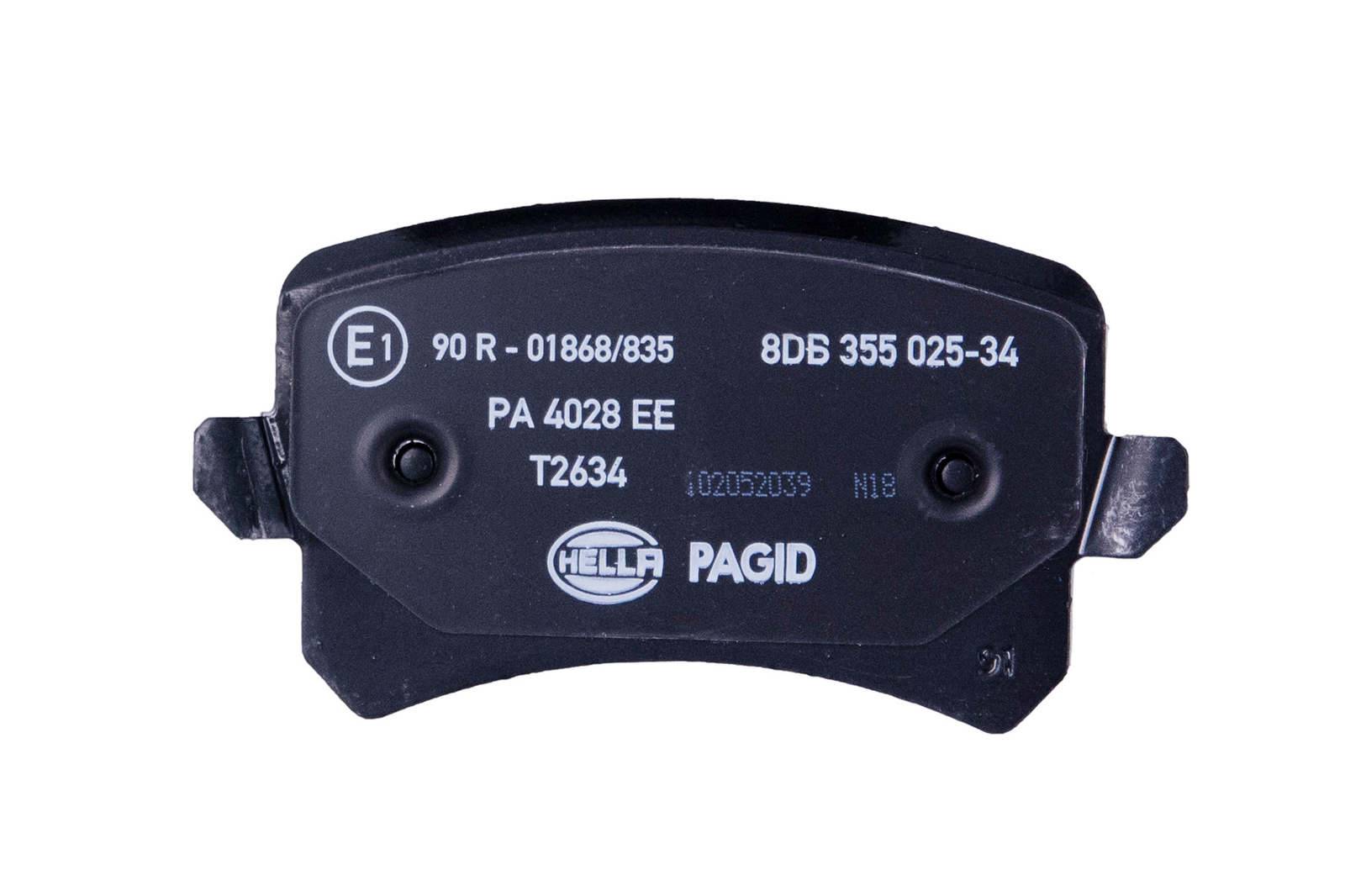 HELLA 8DB 355 025-341 Bremsbelagsatz, SBB