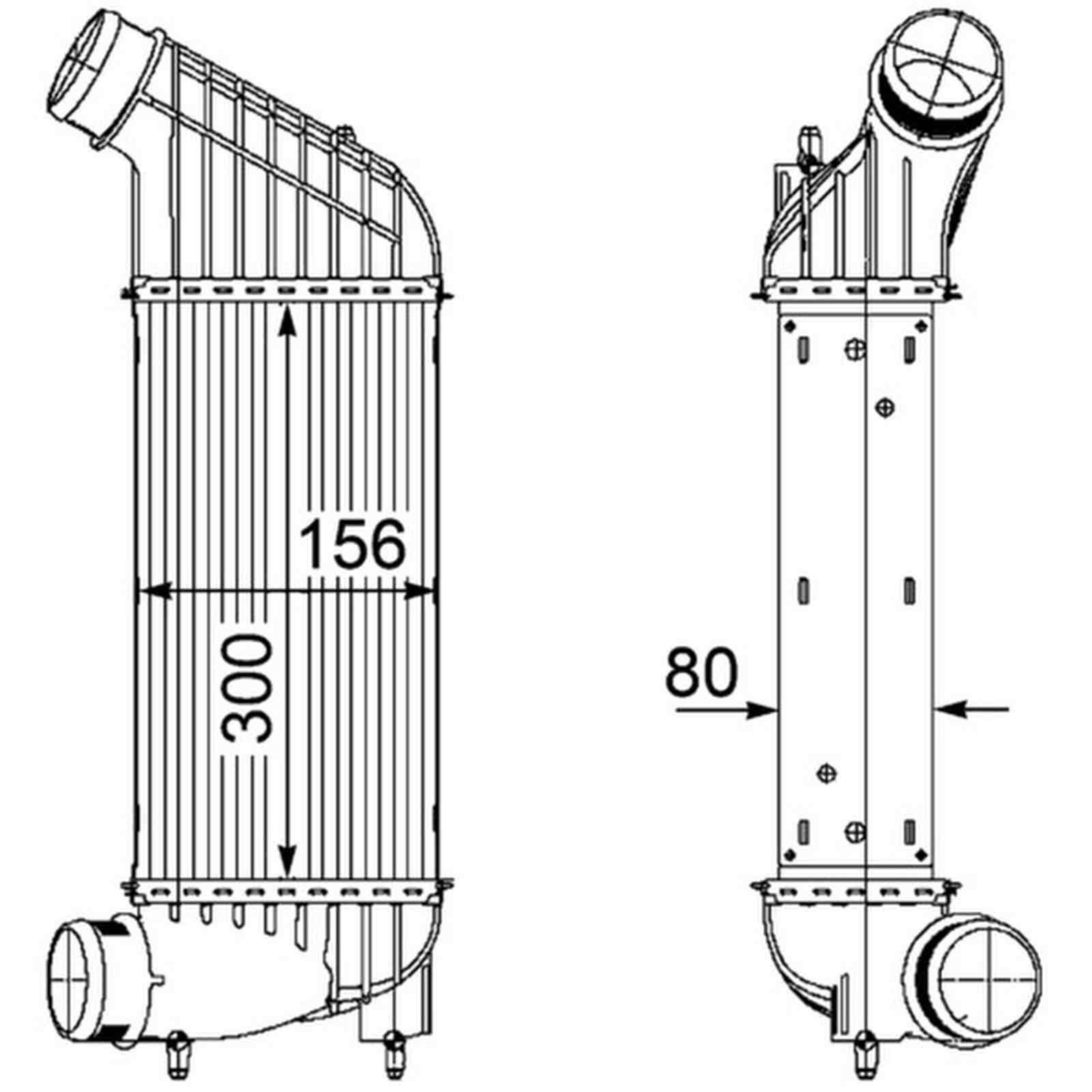 Mahle CI181000P Ladeluftkühler