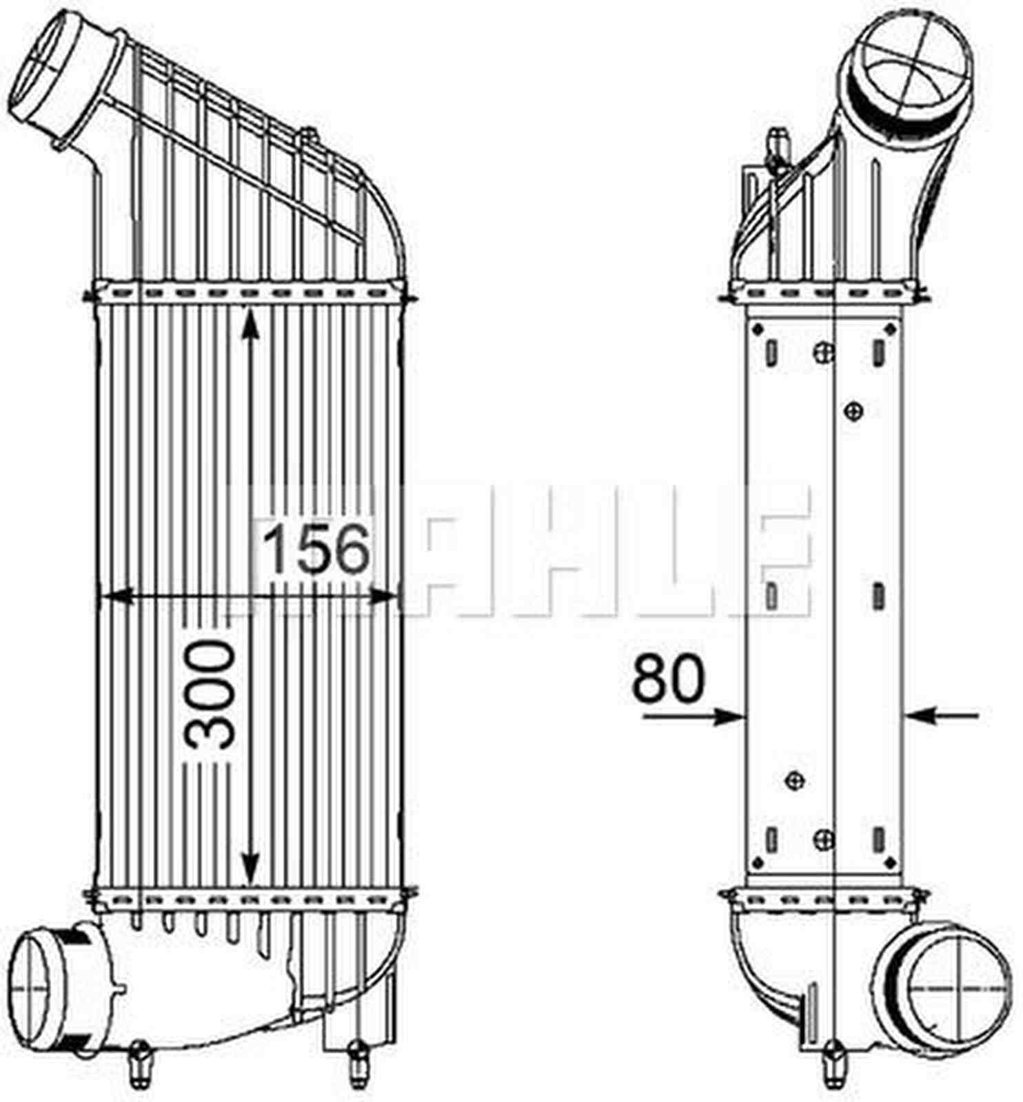 Mahle CI181000P Ladeluftkühler