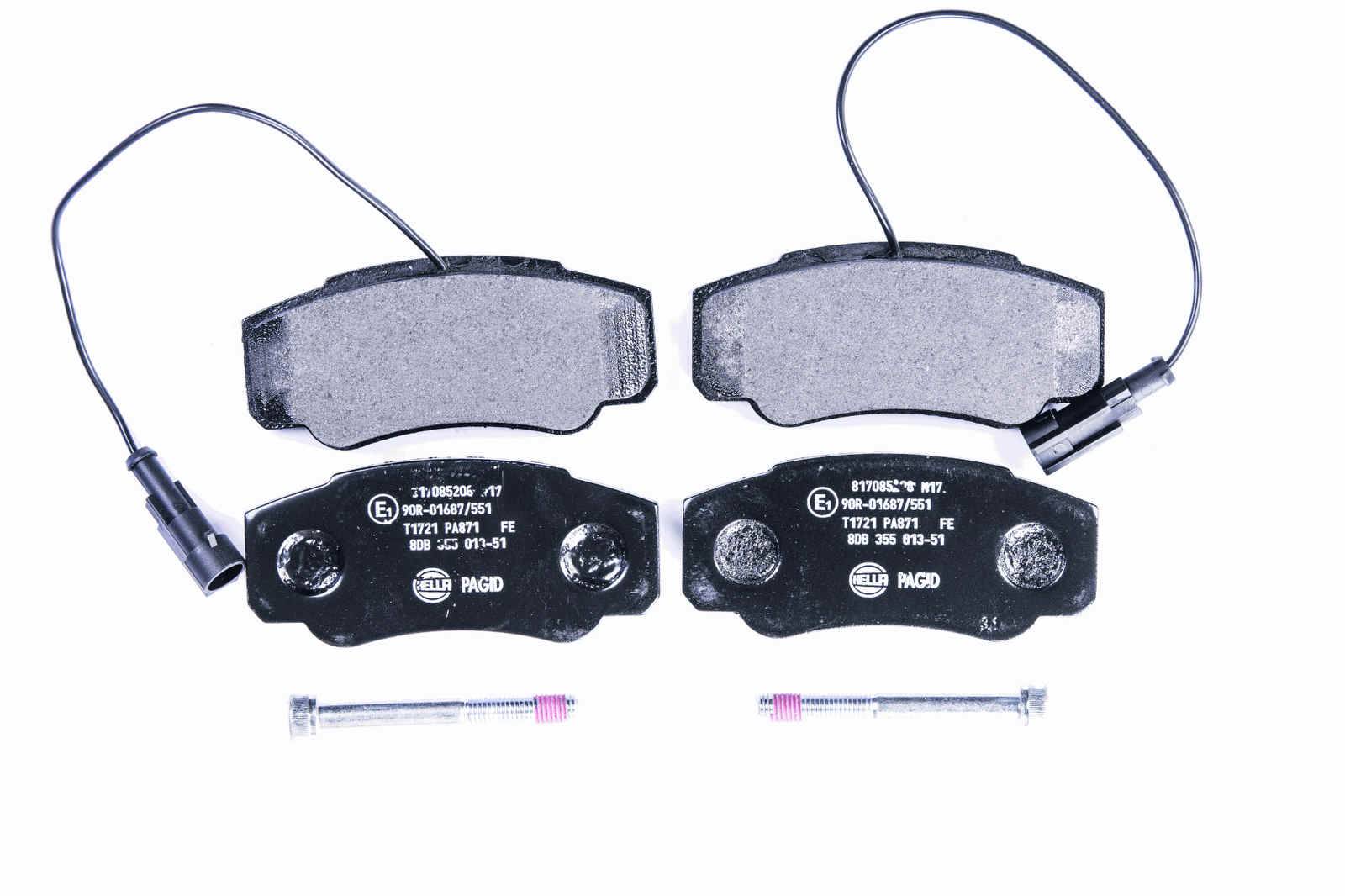HELLA 8DB 355 013-511 Bremsbelagsatz, SBB
