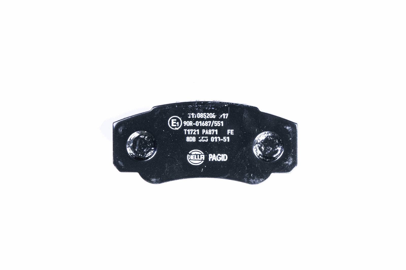 HELLA 8DB 355 013-511 Bremsbelagsatz, SBB