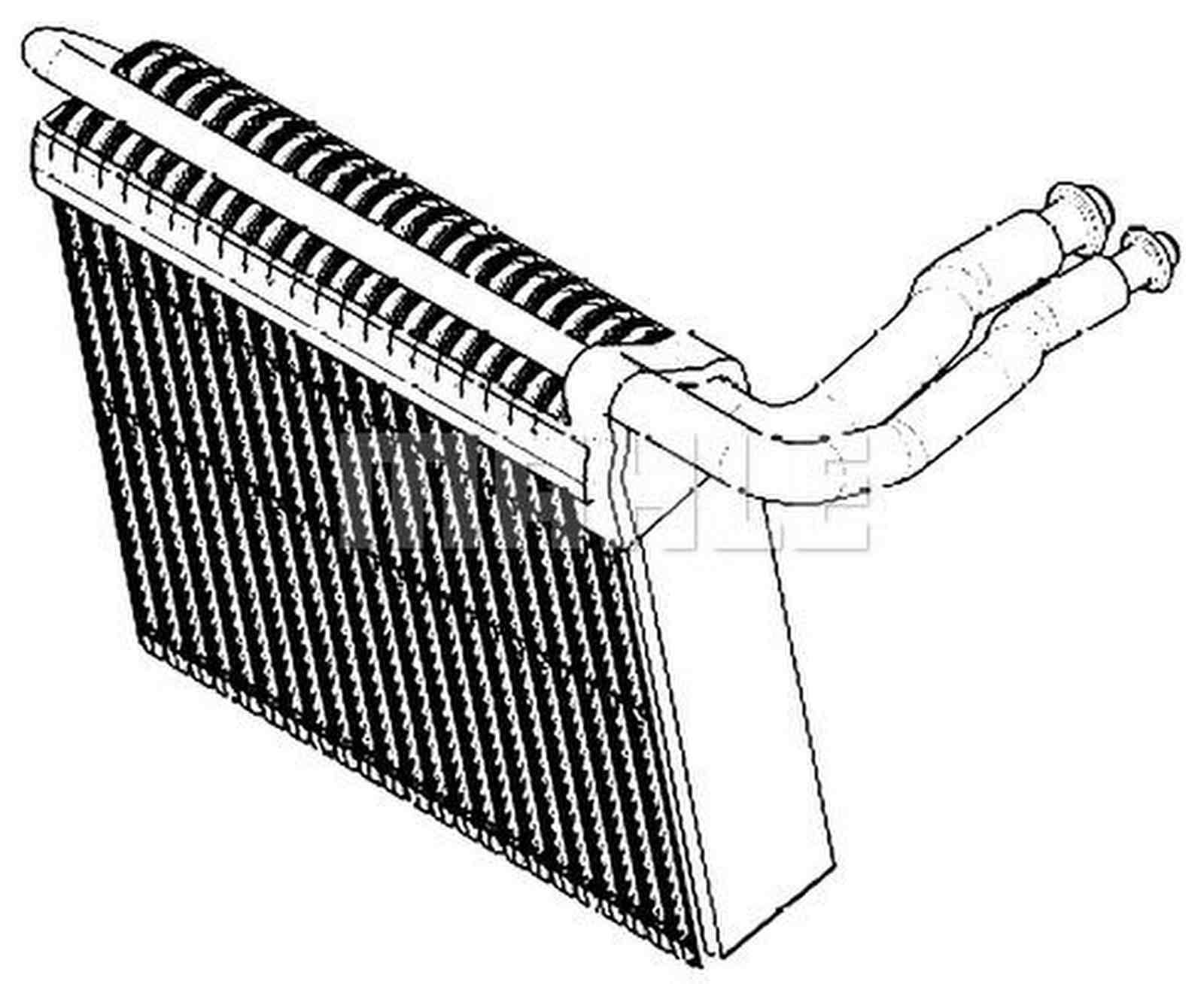 Mahle AE70000P Verdampfer, Klimaanlage