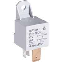 Kräcker 12.1400.00 Kfz-Relais 12 V/DC 70A 1 Schließer Kräcker 12.1400.00 Kfz-Relais 12 V/DC 70A 1 Schließer