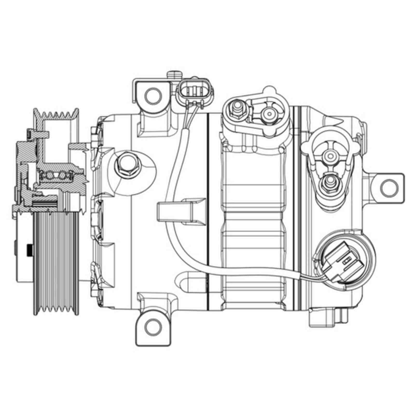 Mahle ACP637000P Kompressor, Klimaanlage