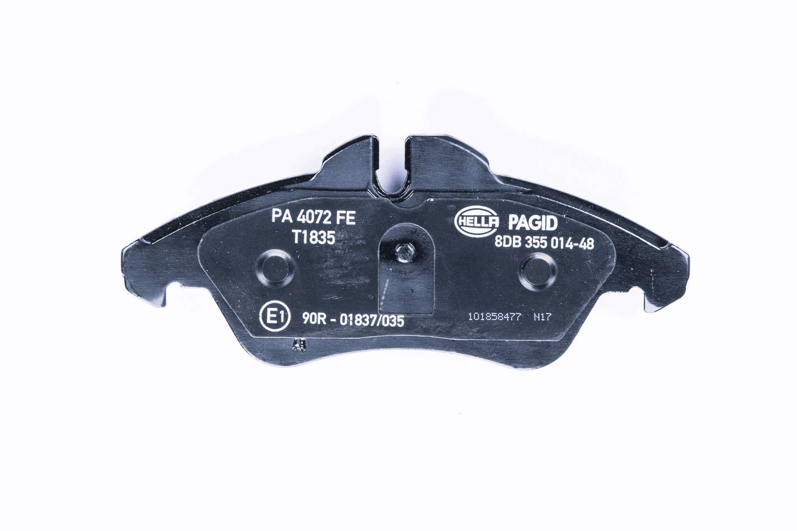 HELLA 8DB 355 014-481 Bremsbelagsatz, SBB