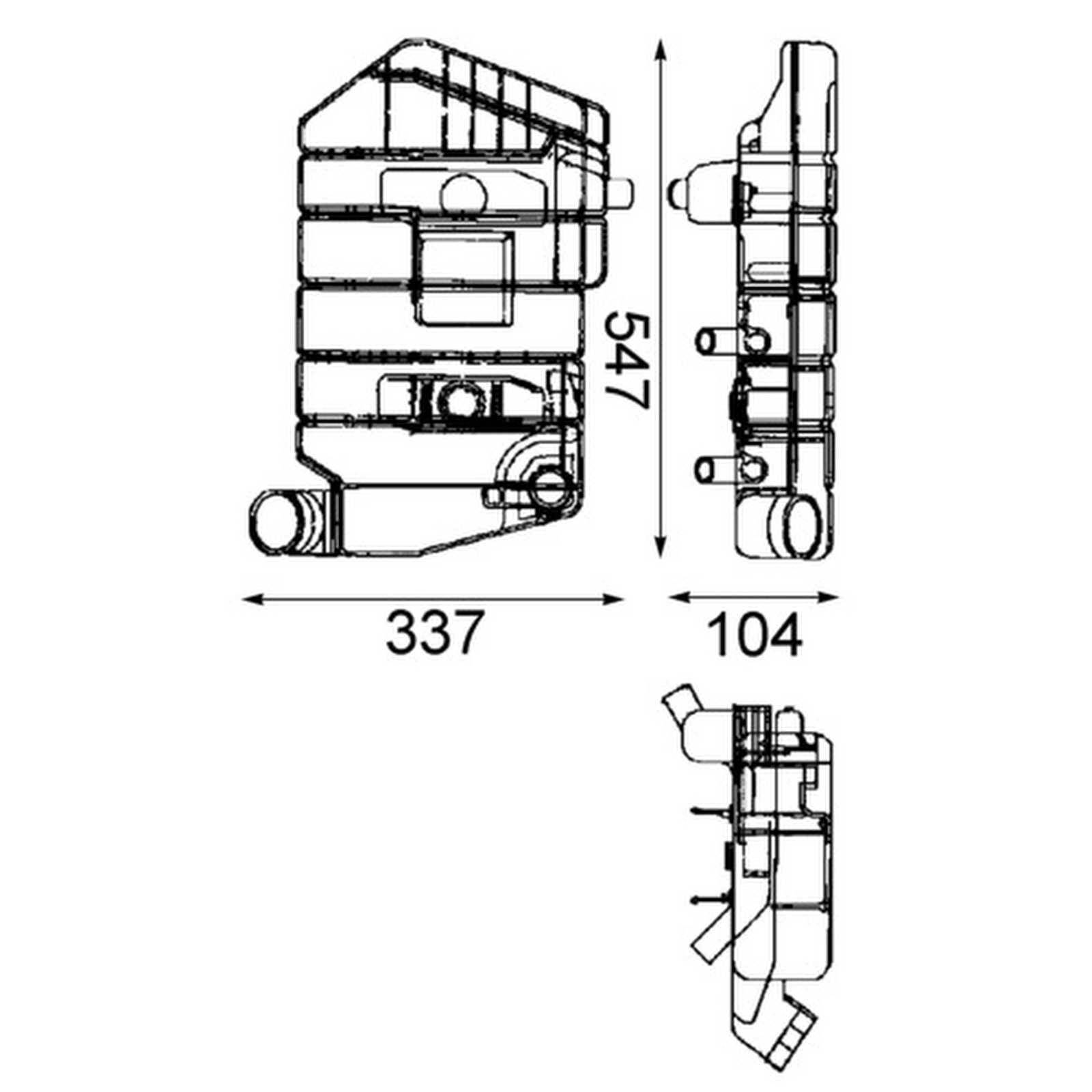 Mahle CRT32000P Ausgleichsbehälter, Kühlmittel