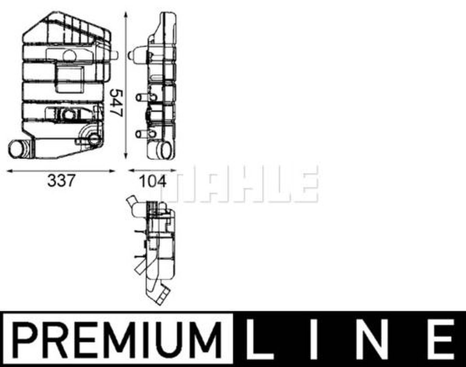 Mahle CRT32000P Ausgleichsbehälter, Kühlmittel