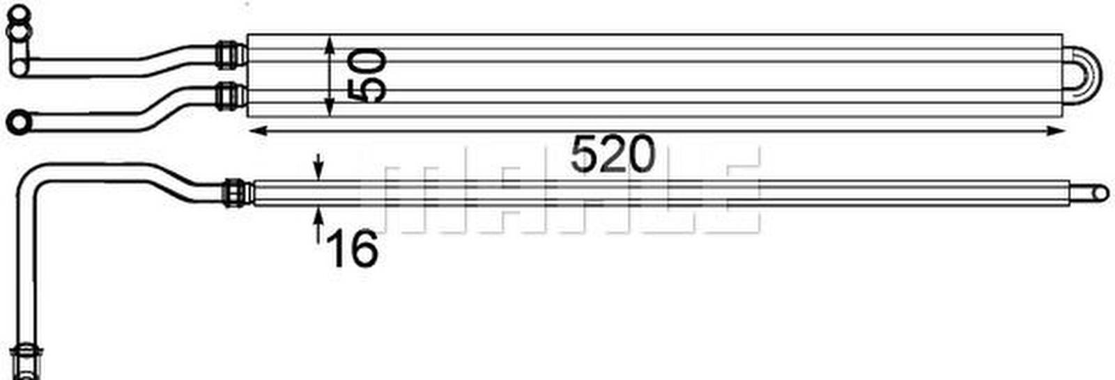 Mahle CLC229000P Ölkühler, Motoröl