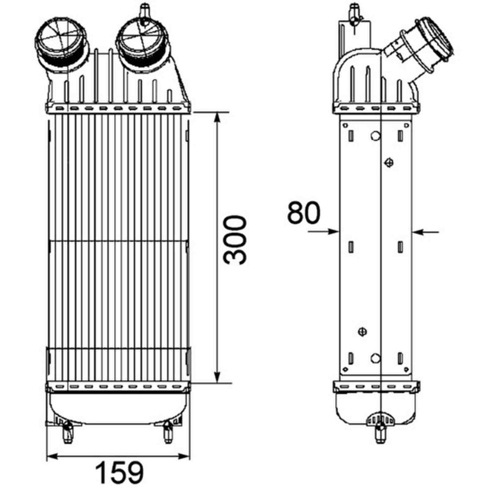 Mahle CI171000P Ladeluftkühler
