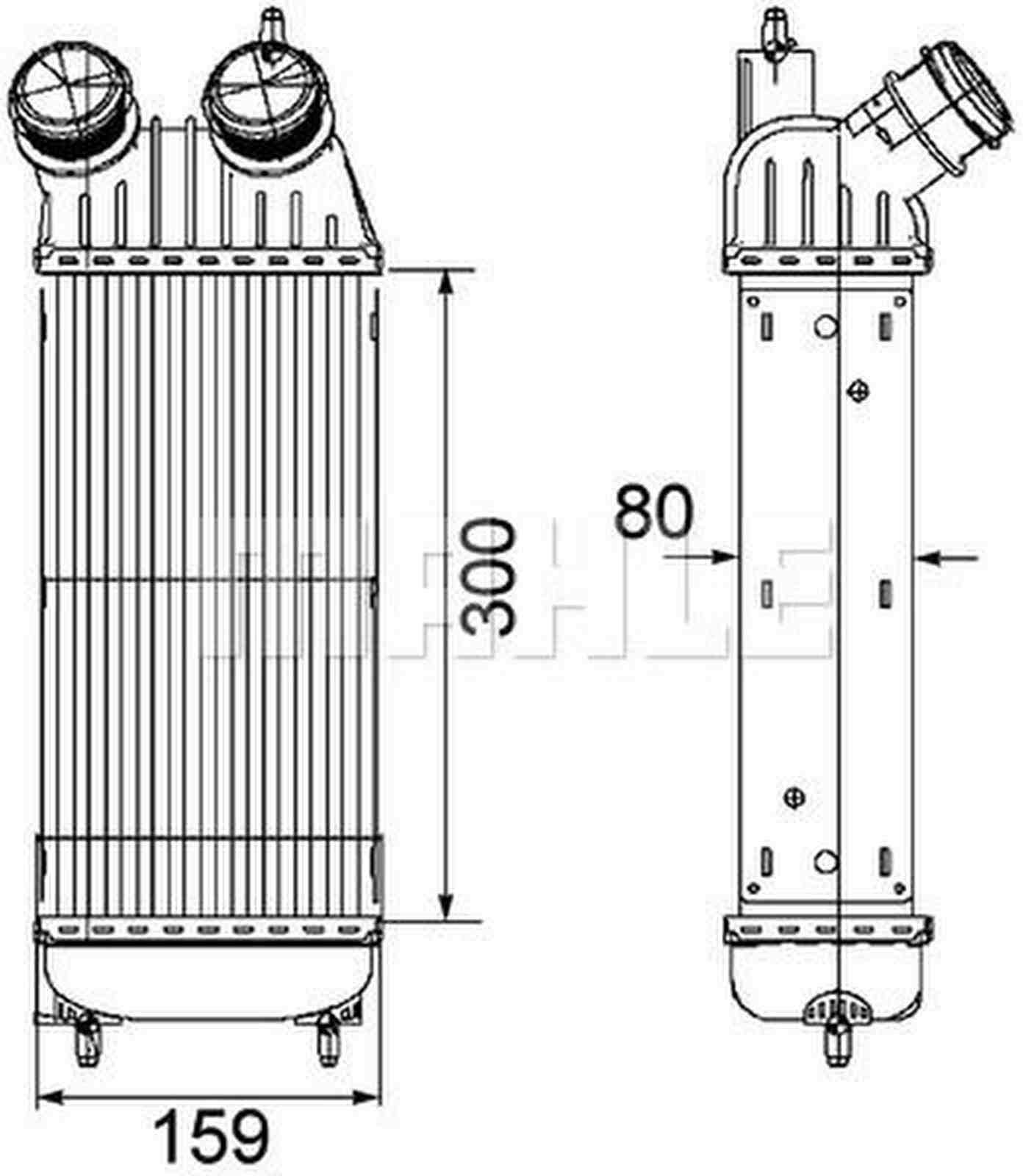 Mahle CI171000P Ladeluftkühler