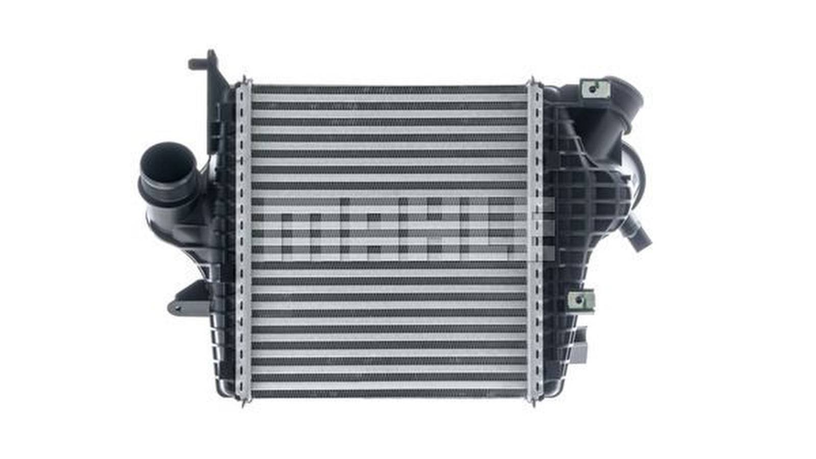 Ladeluftkühler Kühlrippen gelötet Aluminium 258 mm - 292 mm MAHLE für AUDI Q7