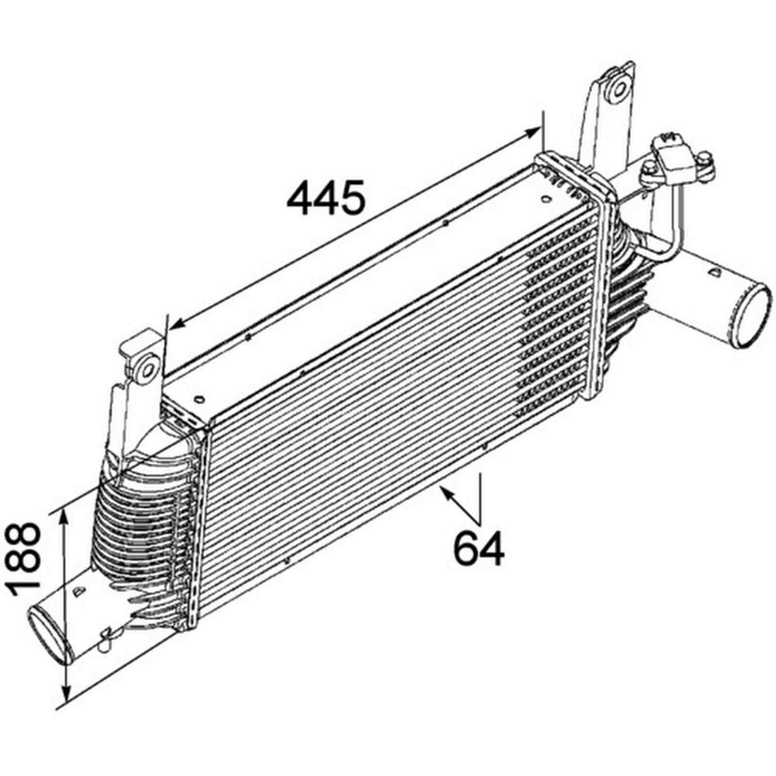 Mahle CI159000P Ladeluftkühler