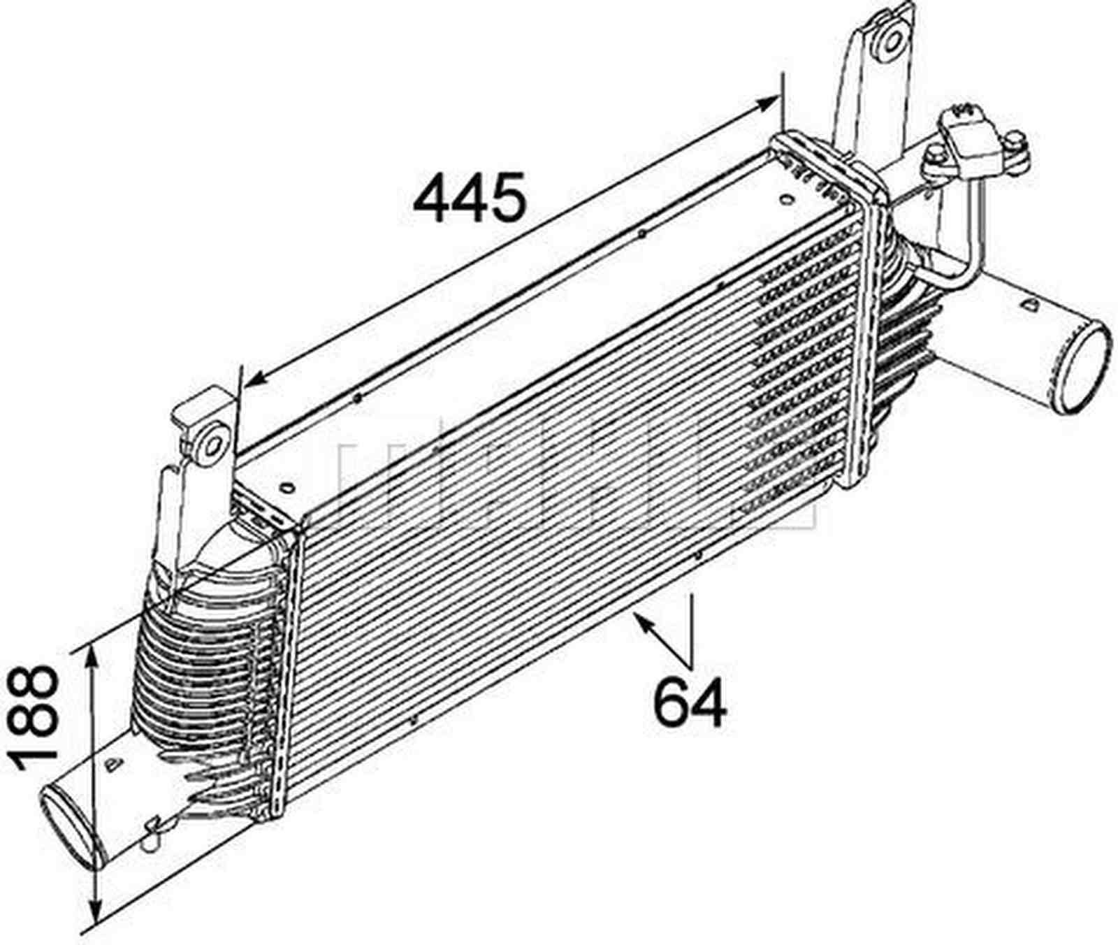 Mahle CI159000P Ladeluftkühler