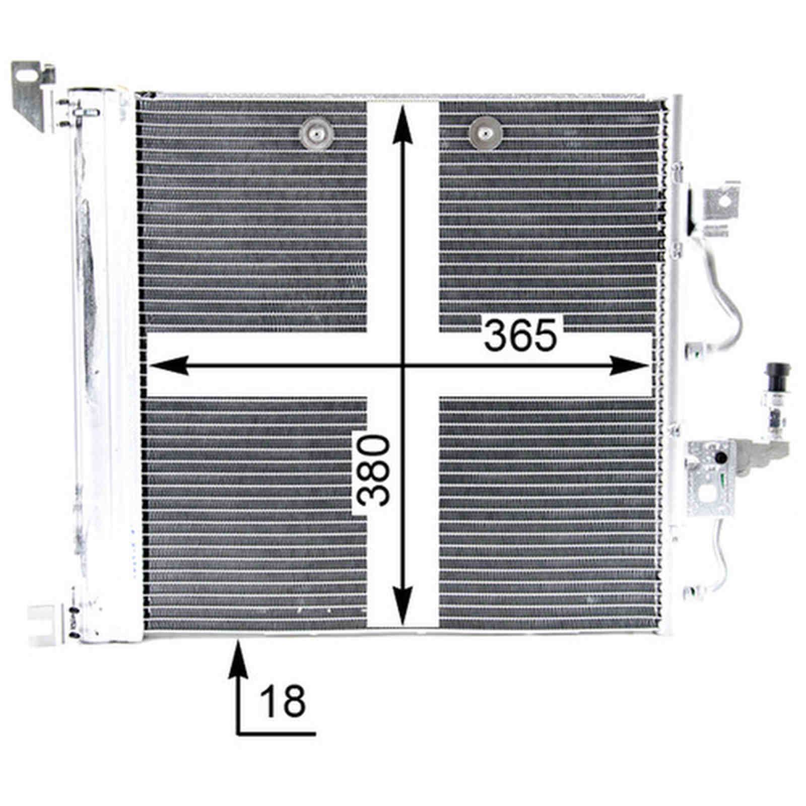 Mahle AC376000P Kondensator, Klimaanlage