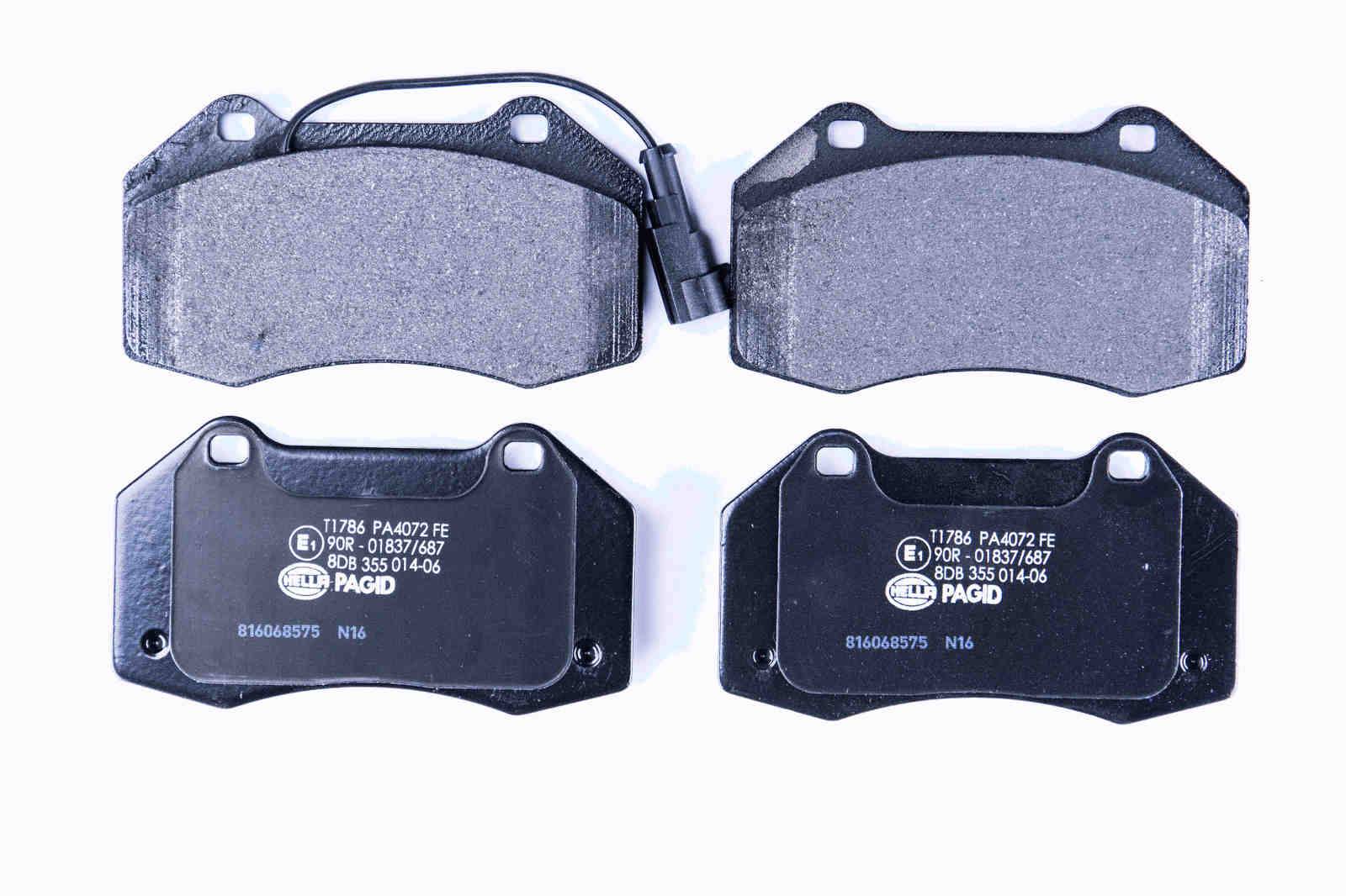 HELLA 8DB 355 014-061 Bremsbelagsatz, SBB
