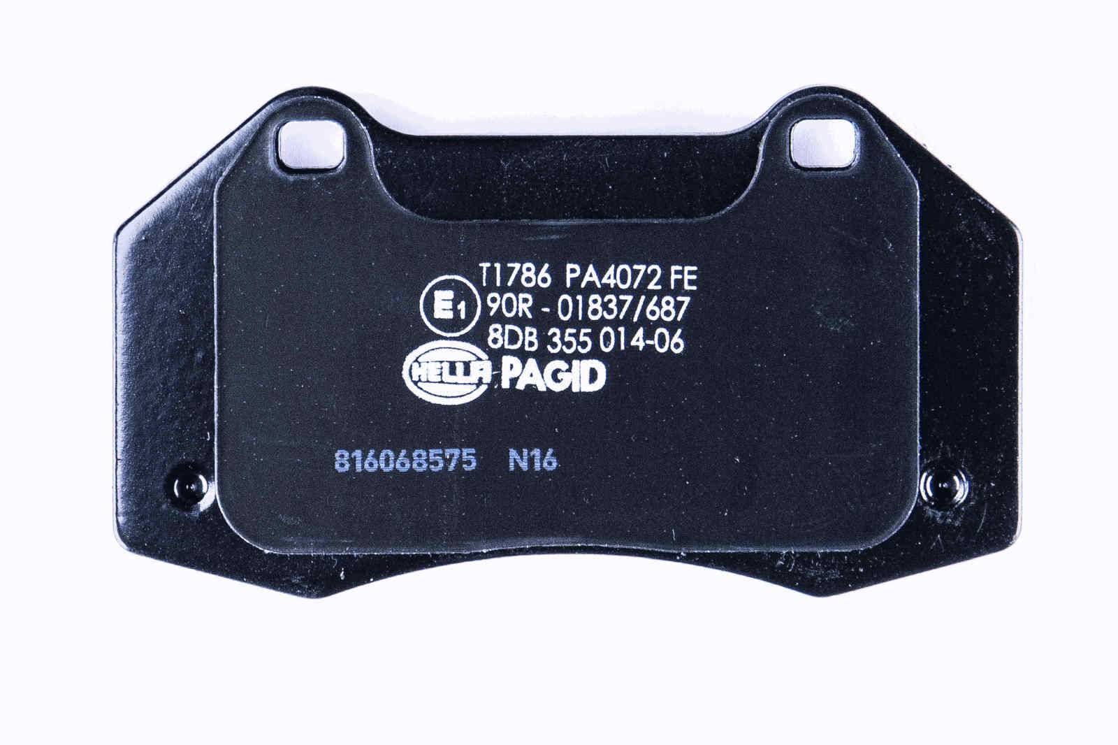 HELLA 8DB 355 014-061 Bremsbelagsatz, SBB