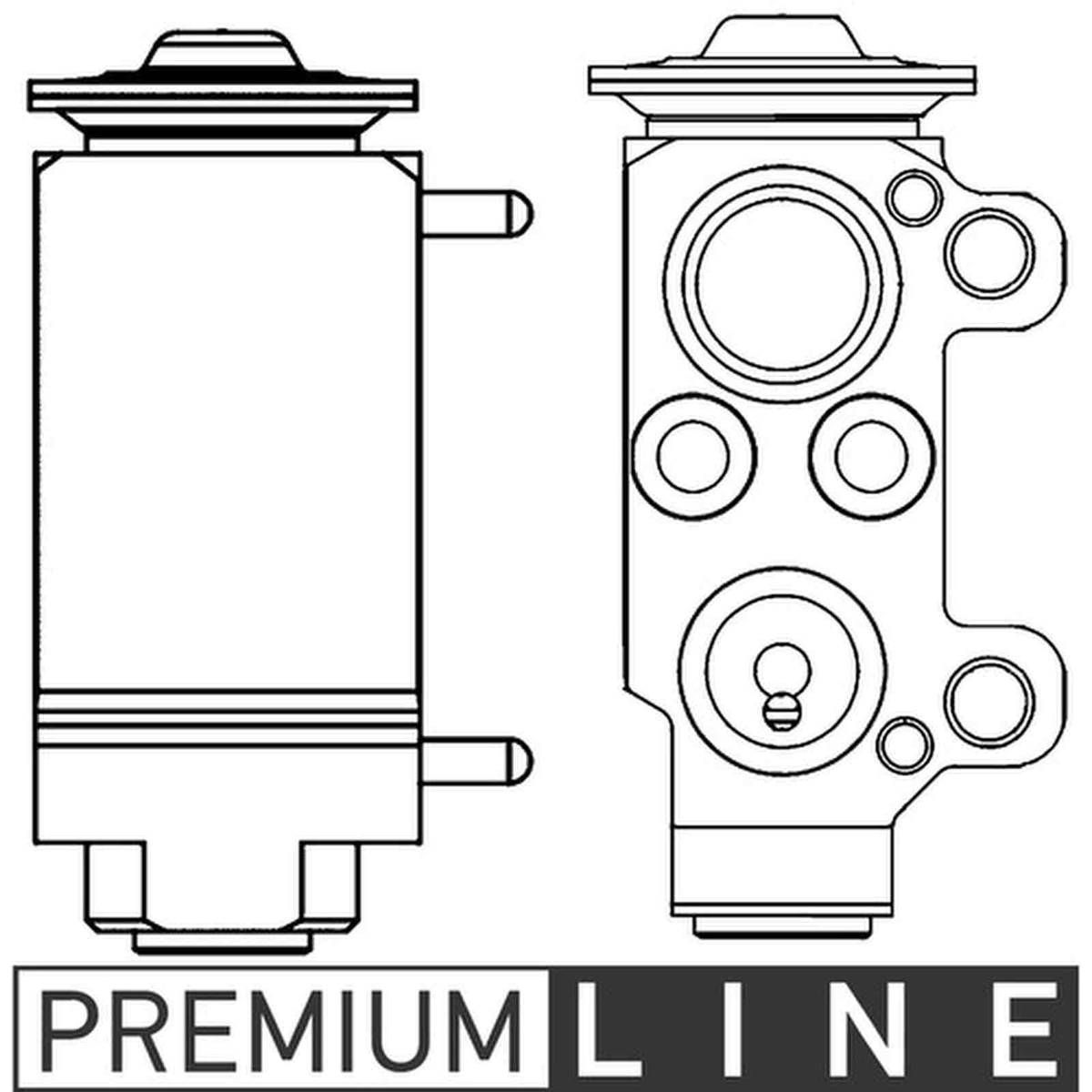Expansionsventil Klimaanlage Ø 13,8 mm Ø 15,4 mm MAHLE für u.a. BMW 3er