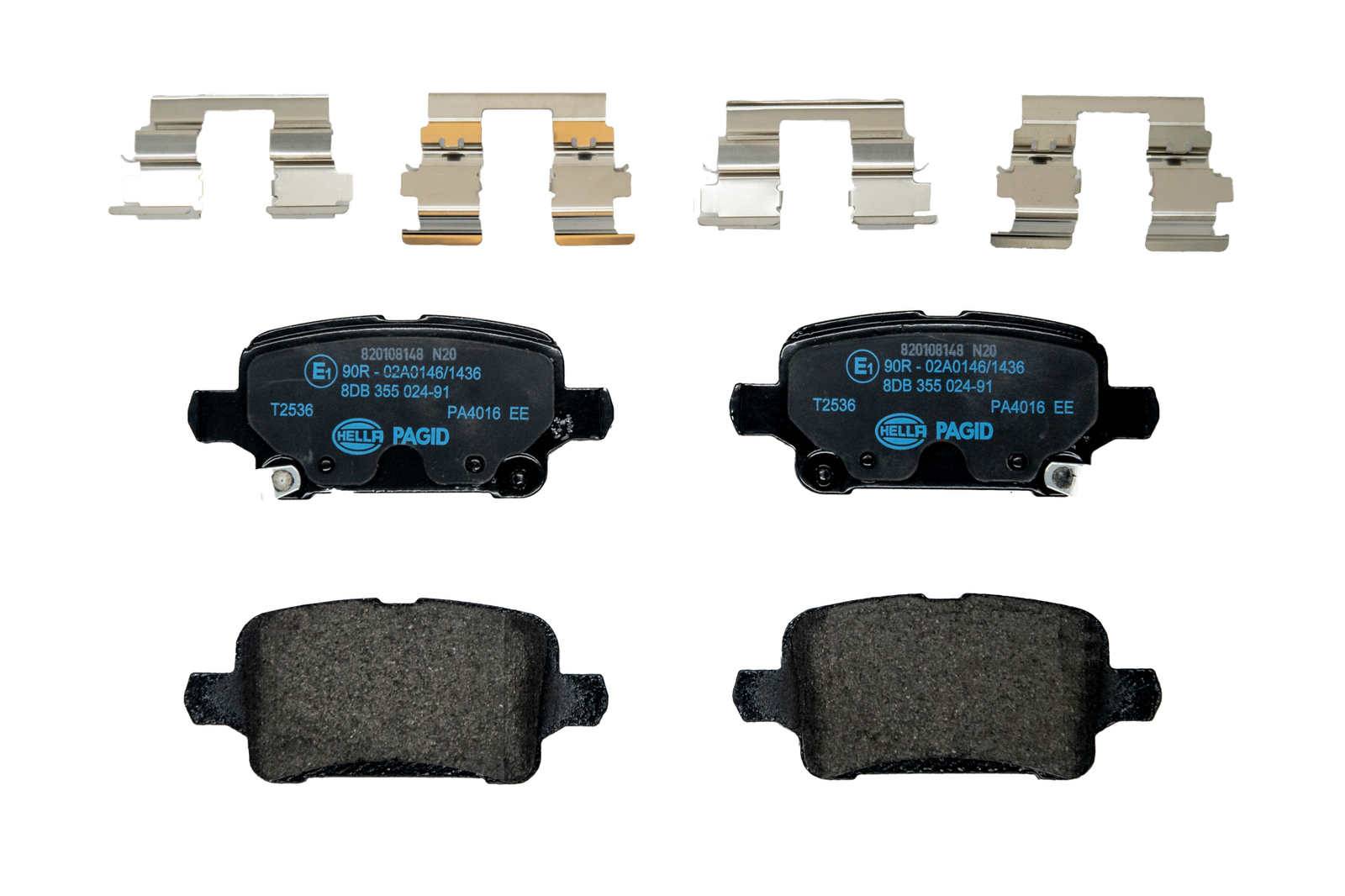 HELLA 8DB 355 024-911 Bremsbelagsatz, SBB