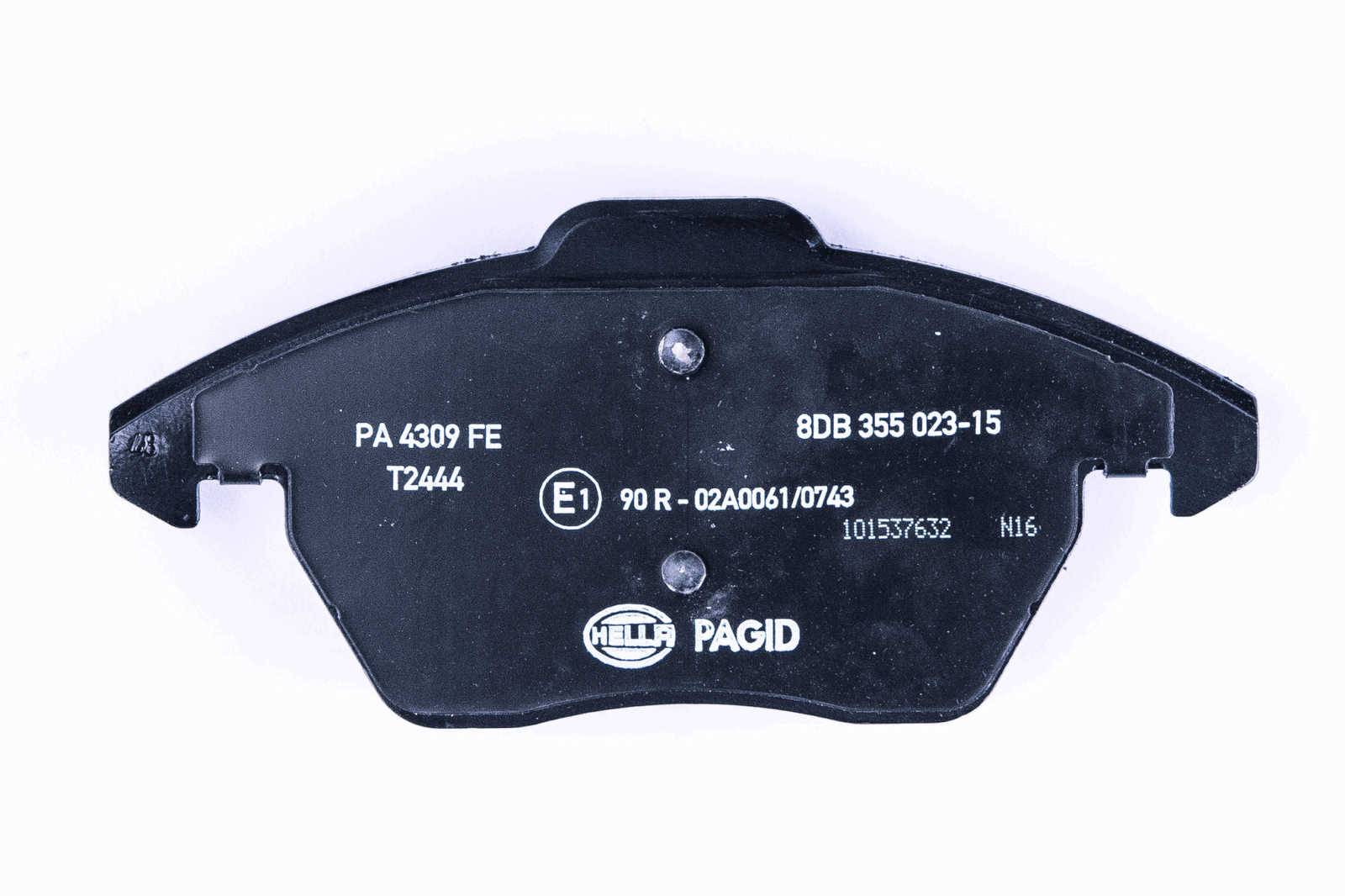 HELLA 8DB 355 023-151 Bremsbelagsatz, SBB