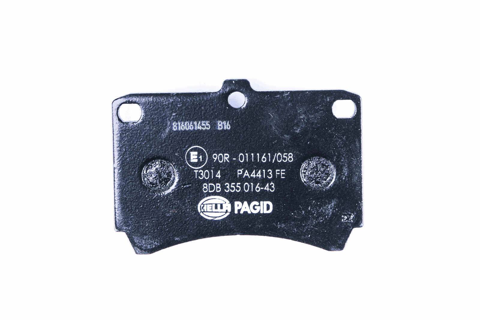 HELLA 8DB 355 016-431 Bremsbelagsatz, SBB
