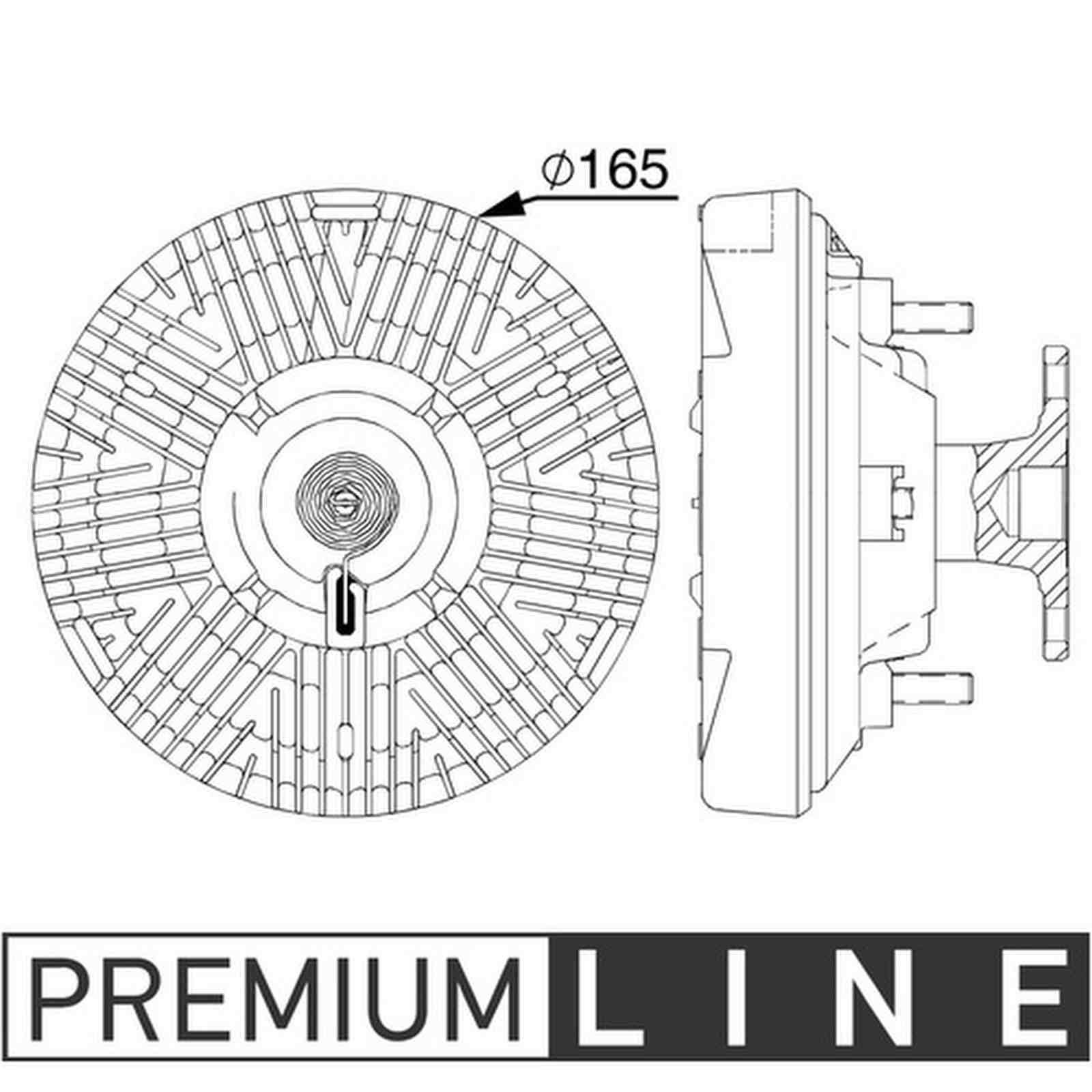 Mahle CFC239000P Kupplung, Kühlerlüfter