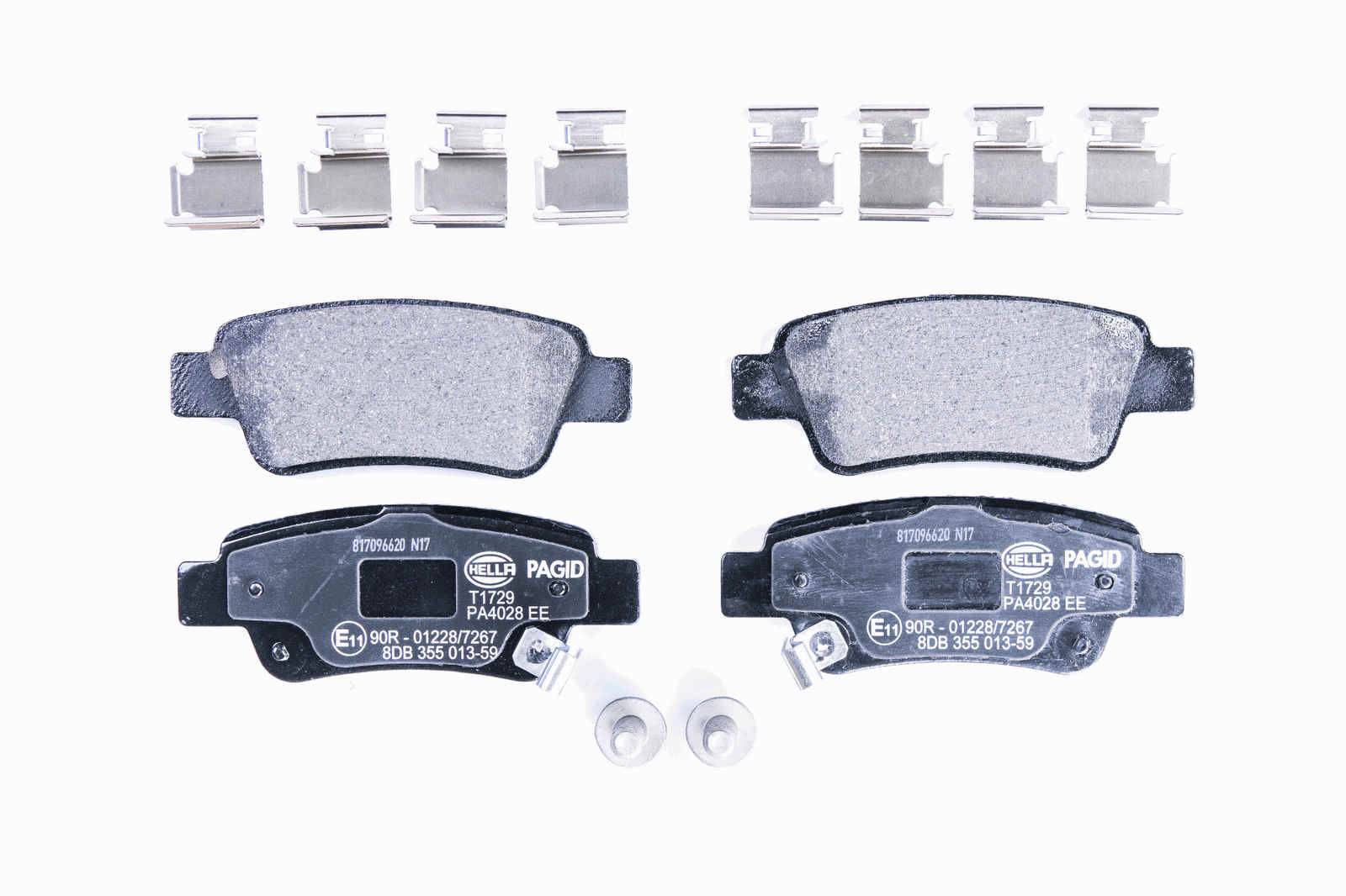HELLA 8DB 355 013-591 Bremsbelagsatz, SBB