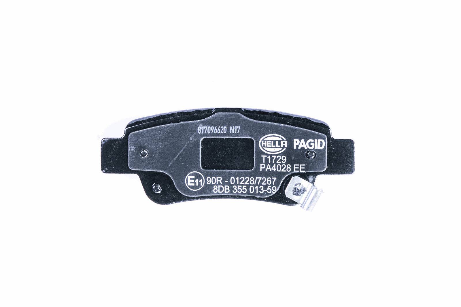 HELLA 8DB 355 013-591 Bremsbelagsatz, SBB