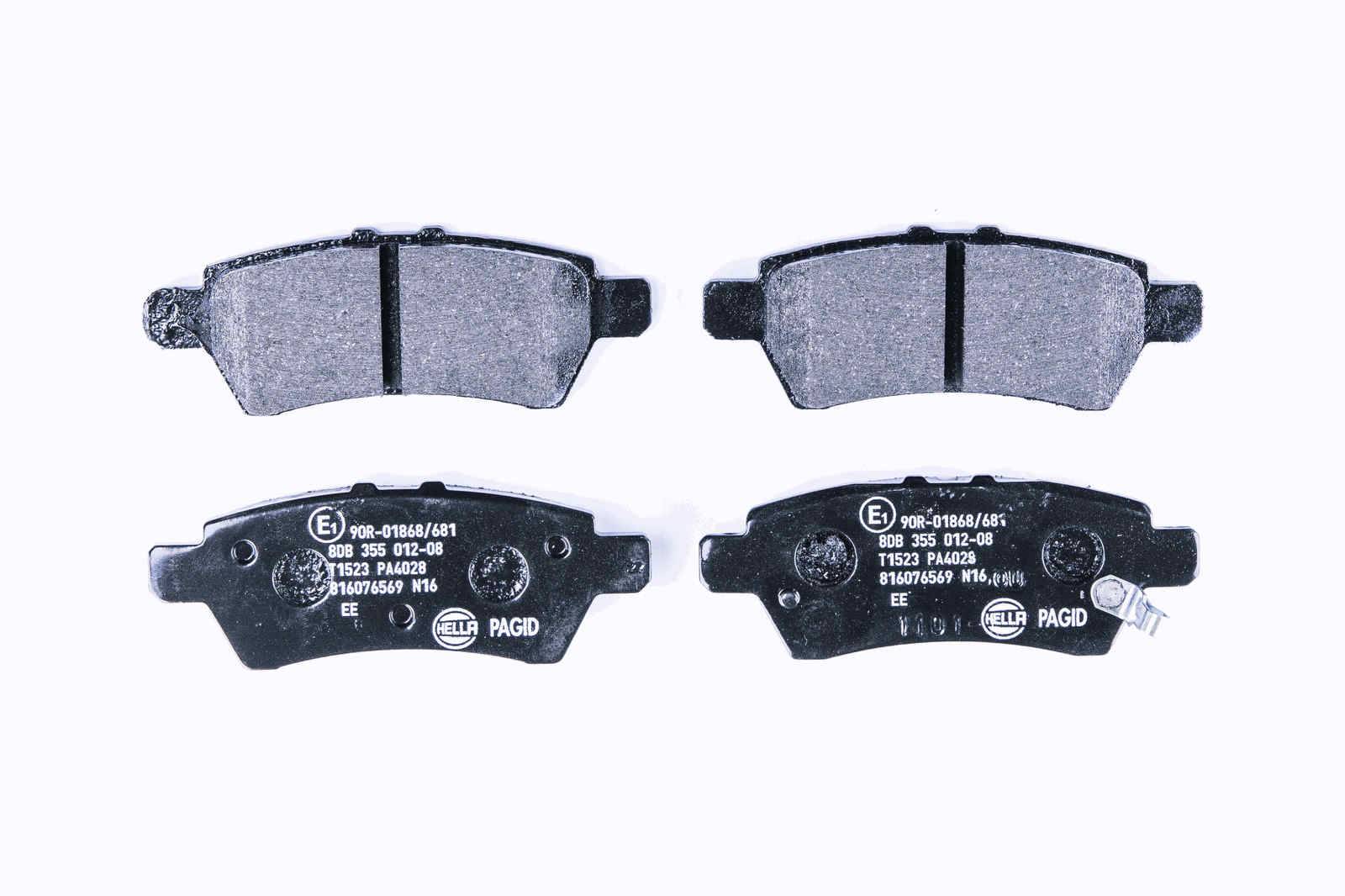 HELLA 8DB 355 012-081 Bremsbelagsatz, SBB