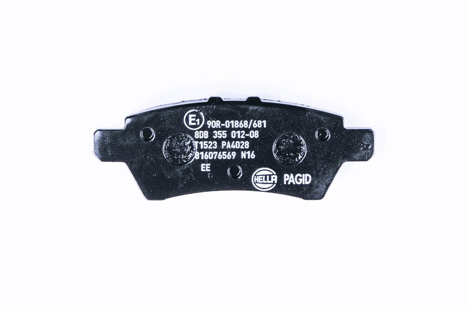 HELLA 8DB 355 012-081 Bremsbelagsatz, SBB