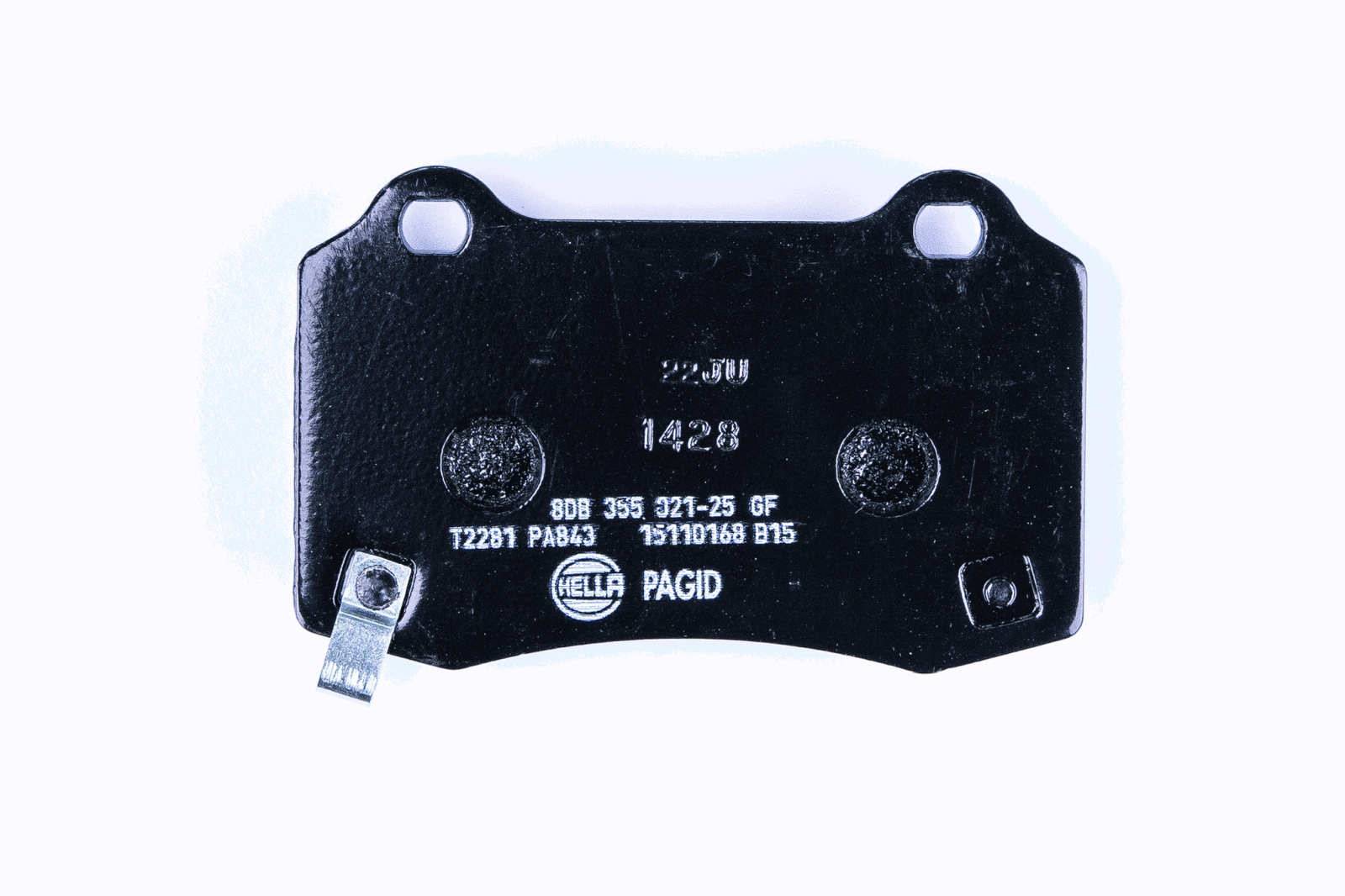 HELLA 8DB 355 021-251 Bremsbelagsatz, SBB
