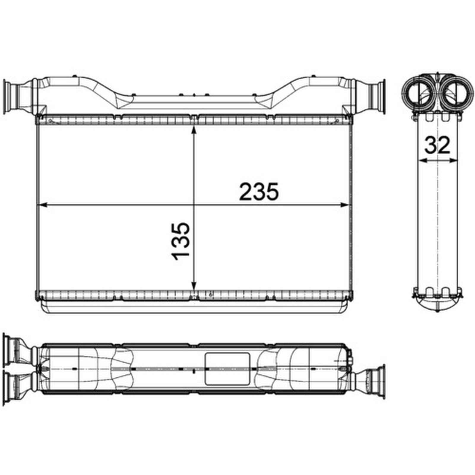 Mahle AH189000P Wärmetauscher, Innenraumheizung
