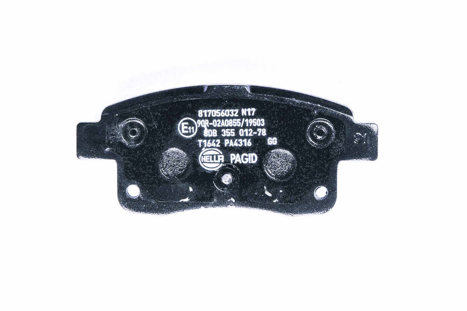 HELLA 8DB 355 012-781 Bremsbelagsatz, SBB