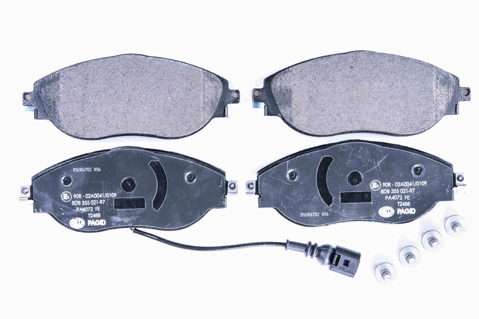HELLA 8DB 355 021-971 Bremsbelagsatz, SBB